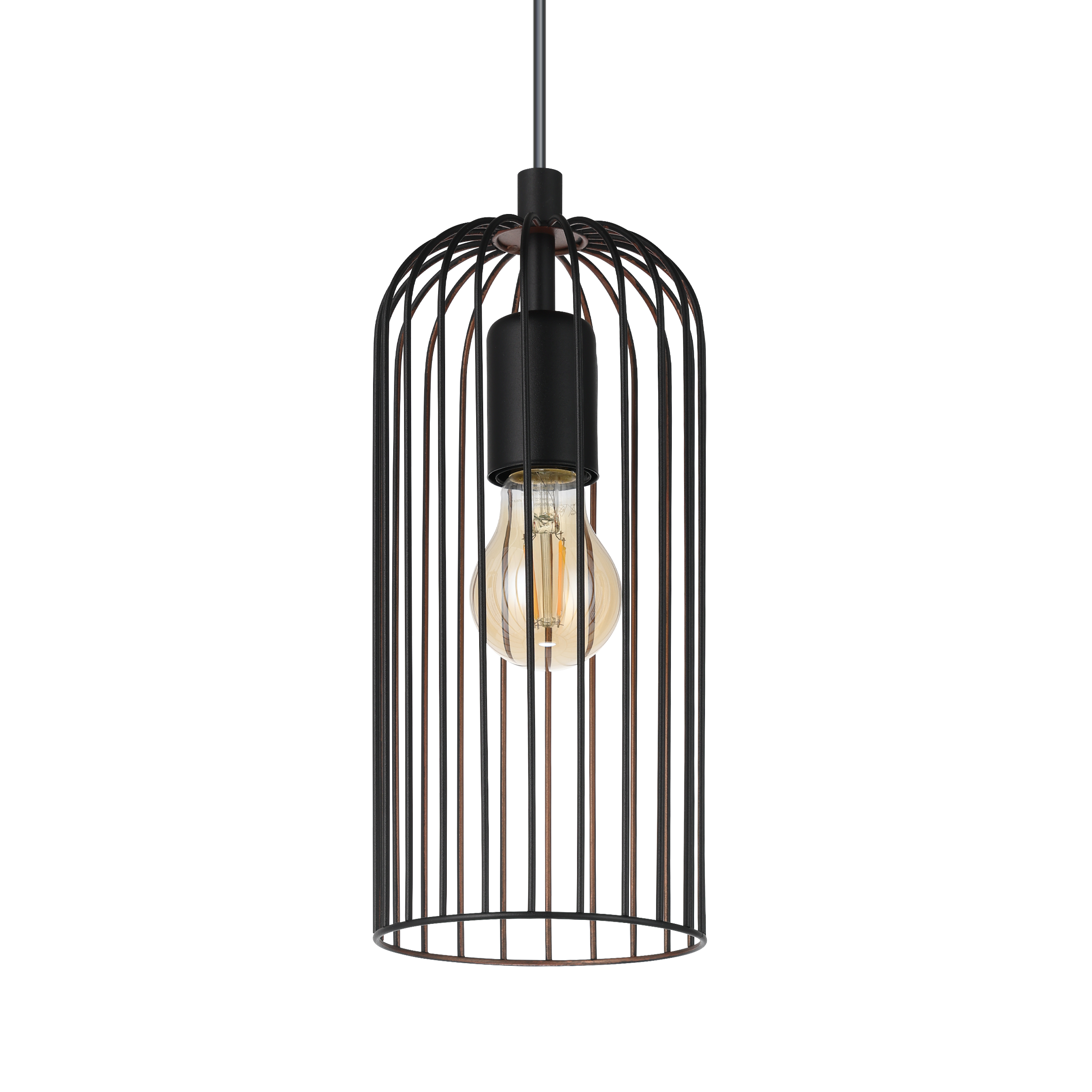 Lustra Suspendata ROCCAMENA Black 110CM