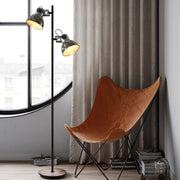 Lampadar Vintage BARNSTAPLE Black & Brown 158CM Eglo