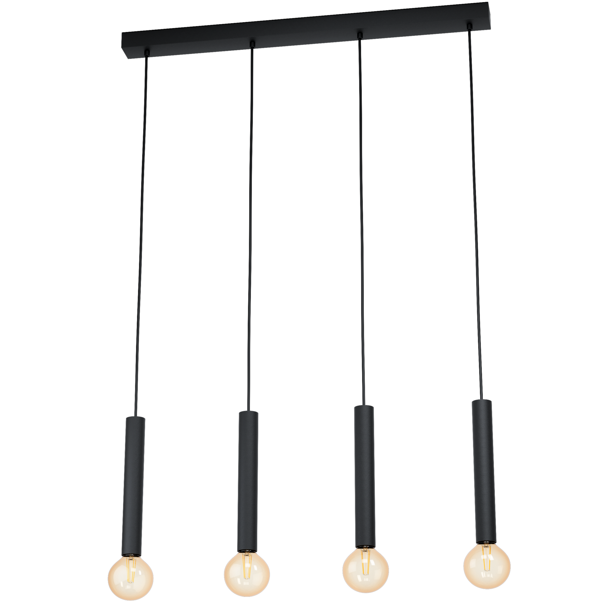 Lustra Suspendată CORTENOVA Black 110CM NEAGRA / SUSPENDATE / 110CM Chandeliers