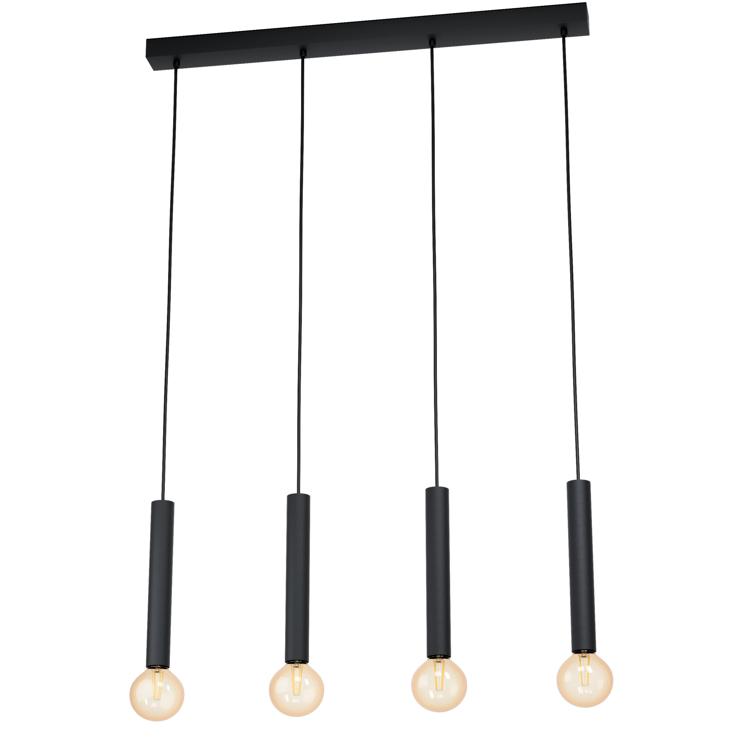 Lustra Suspendată CORTENOVA Black 110CM NEAGRA / SUSPENDATE / 110CM Chandeliers