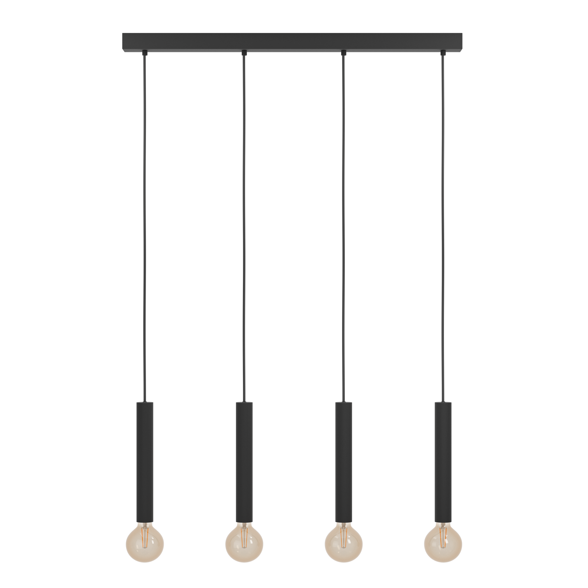 Lustra Suspendată CORTENOVA Black 110CM NEAGRA / SUSPENDATE / 110CM Chandeliers