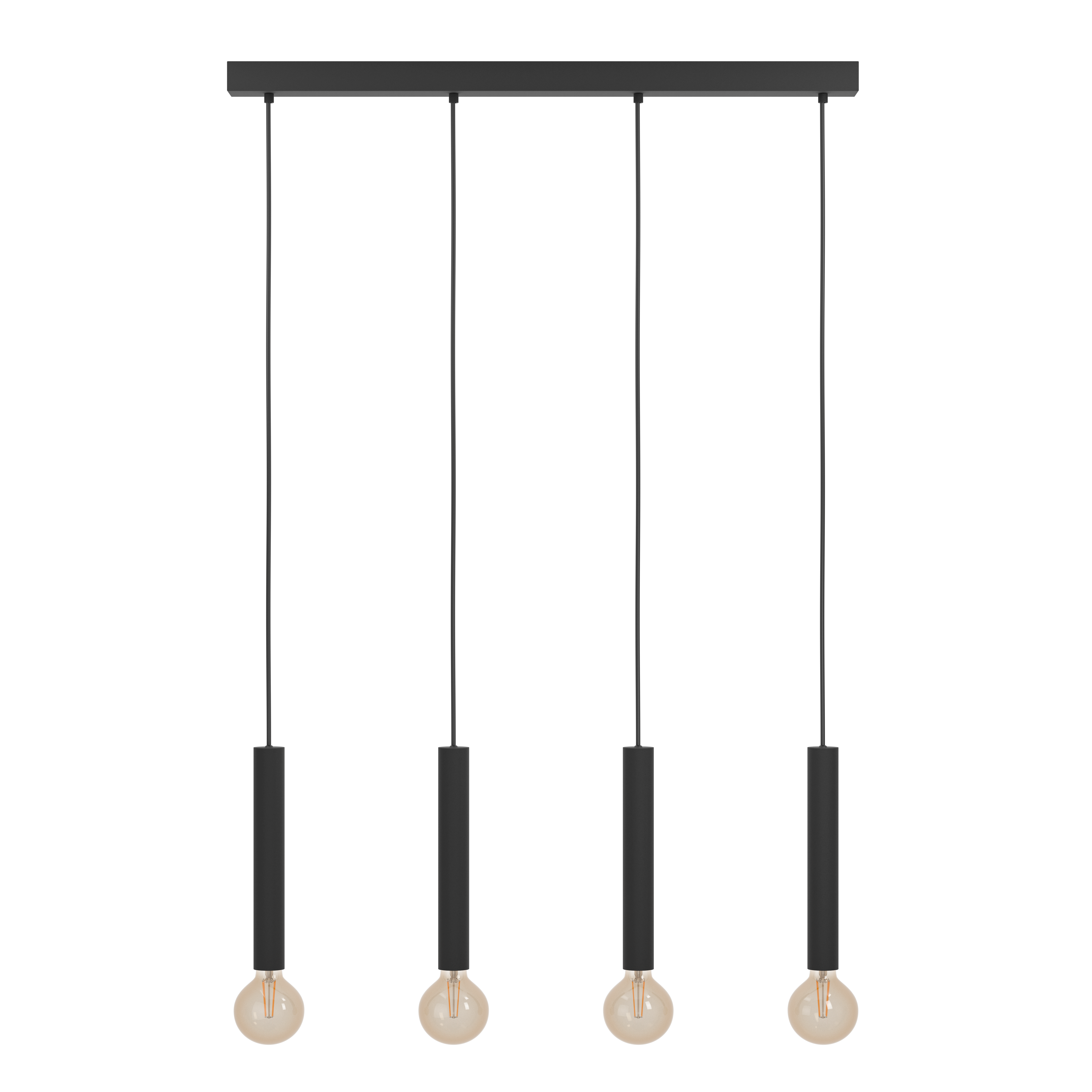Lustra Suspendată CORTENOVA Black 110CM NEAGRA / SUSPENDATE / 110CM Chandeliers