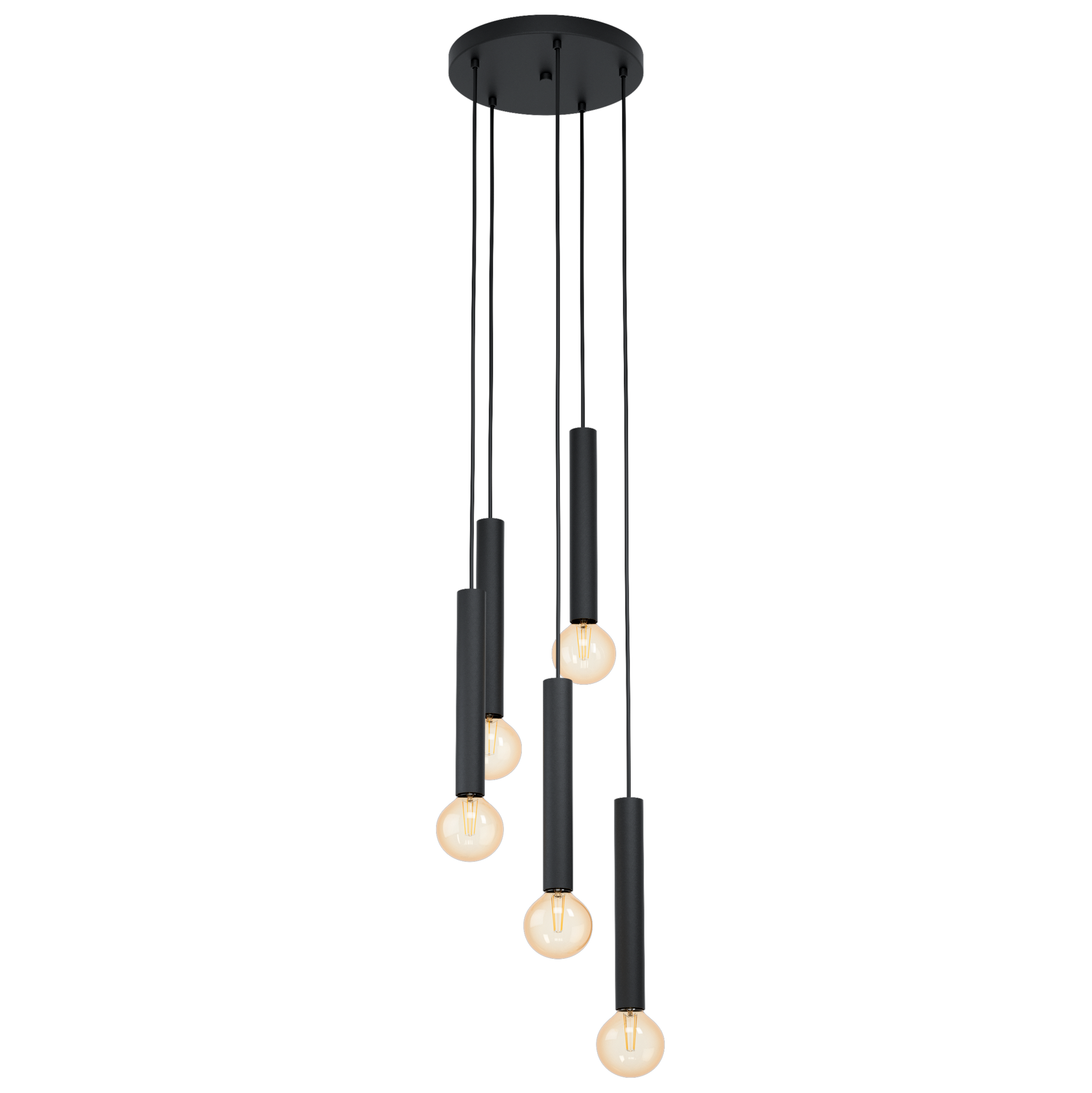 Lustra Suspendata CORTENOVA Black 5xE27 Eglo