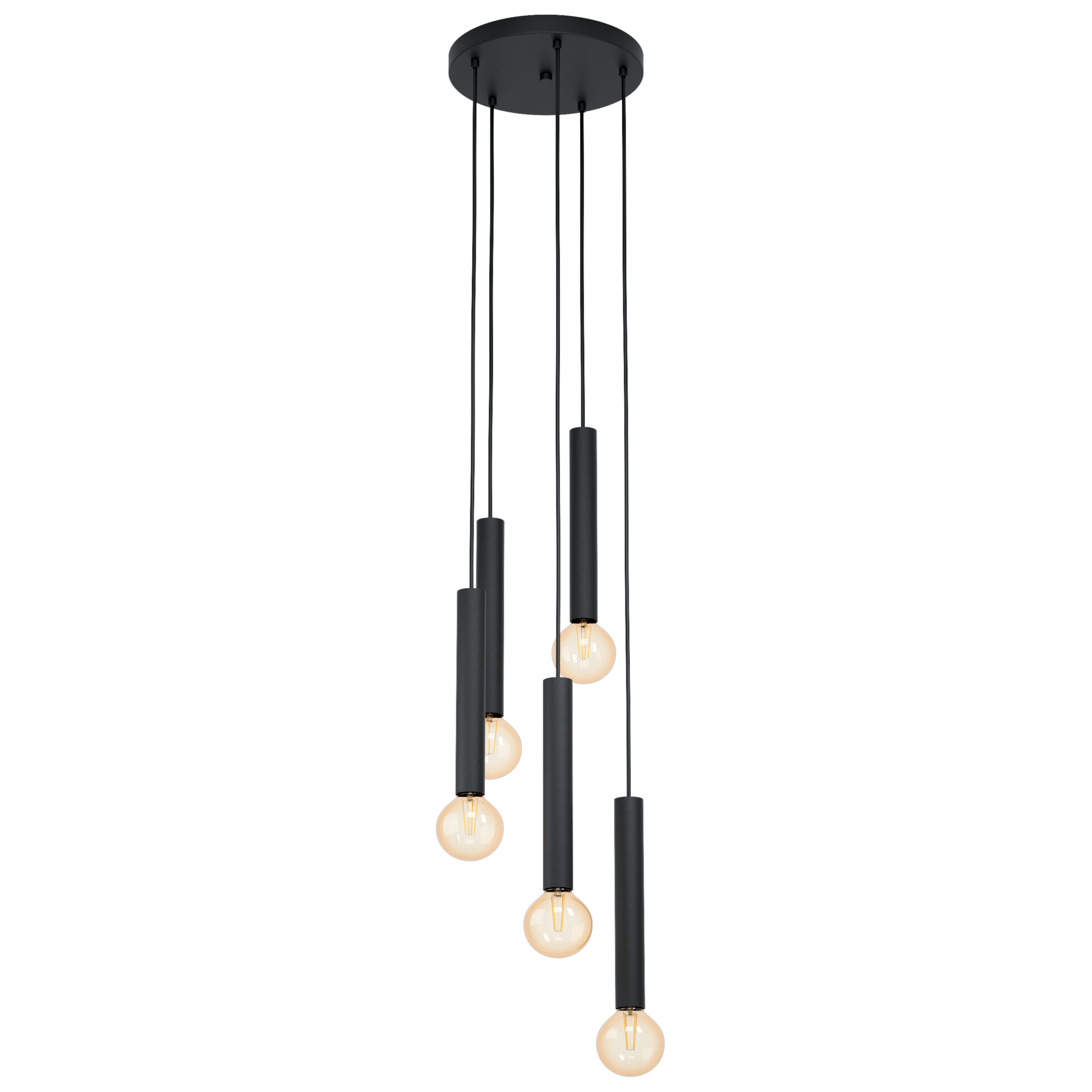 Lustra Suspendata CORTENOVA Black 5xE27 Eglo