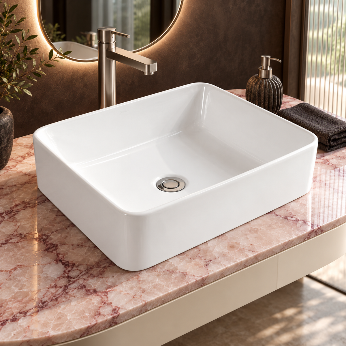 Lavoar Aplicat Modern Line 47.5x37.5CM HY-401