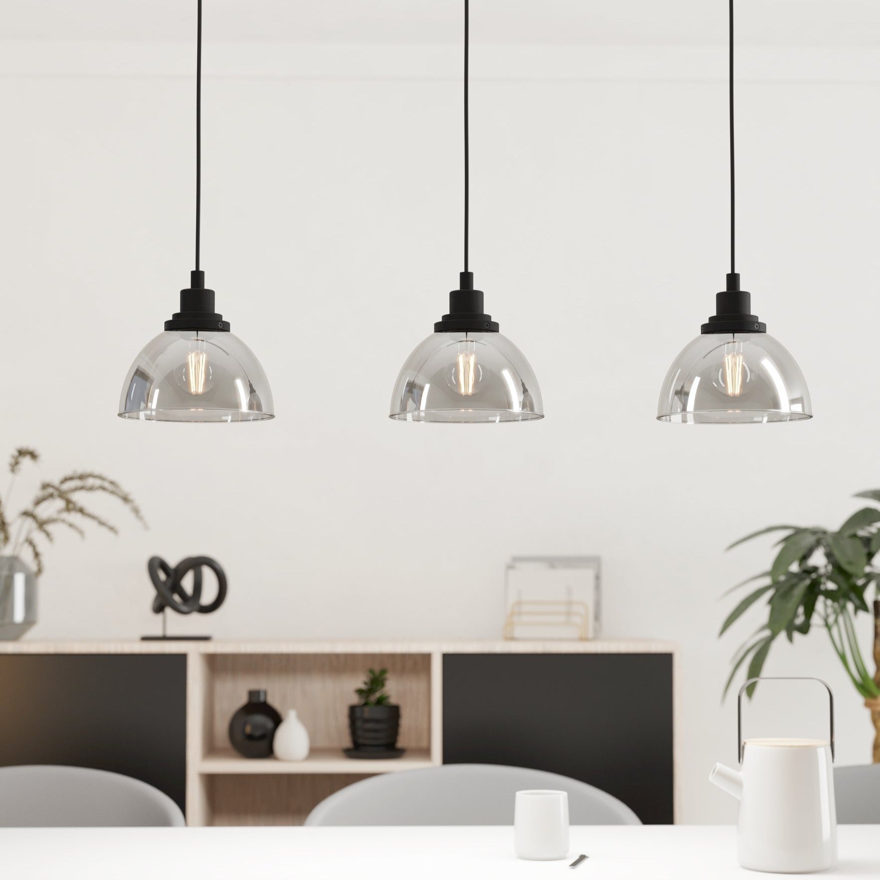 Lustra Suspendata BELESER Black 110CM