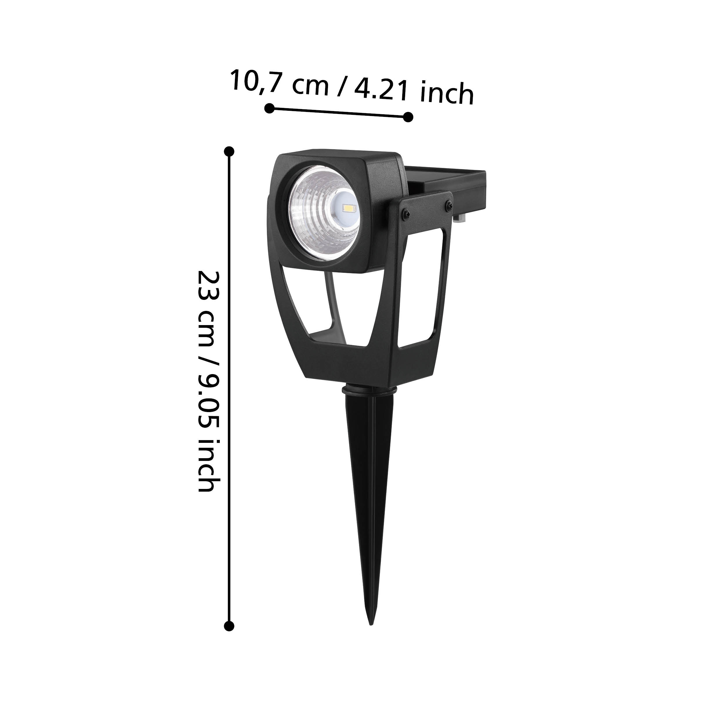 Lampa LED Gionata cu Incarcare Solara 11.5CM Premium