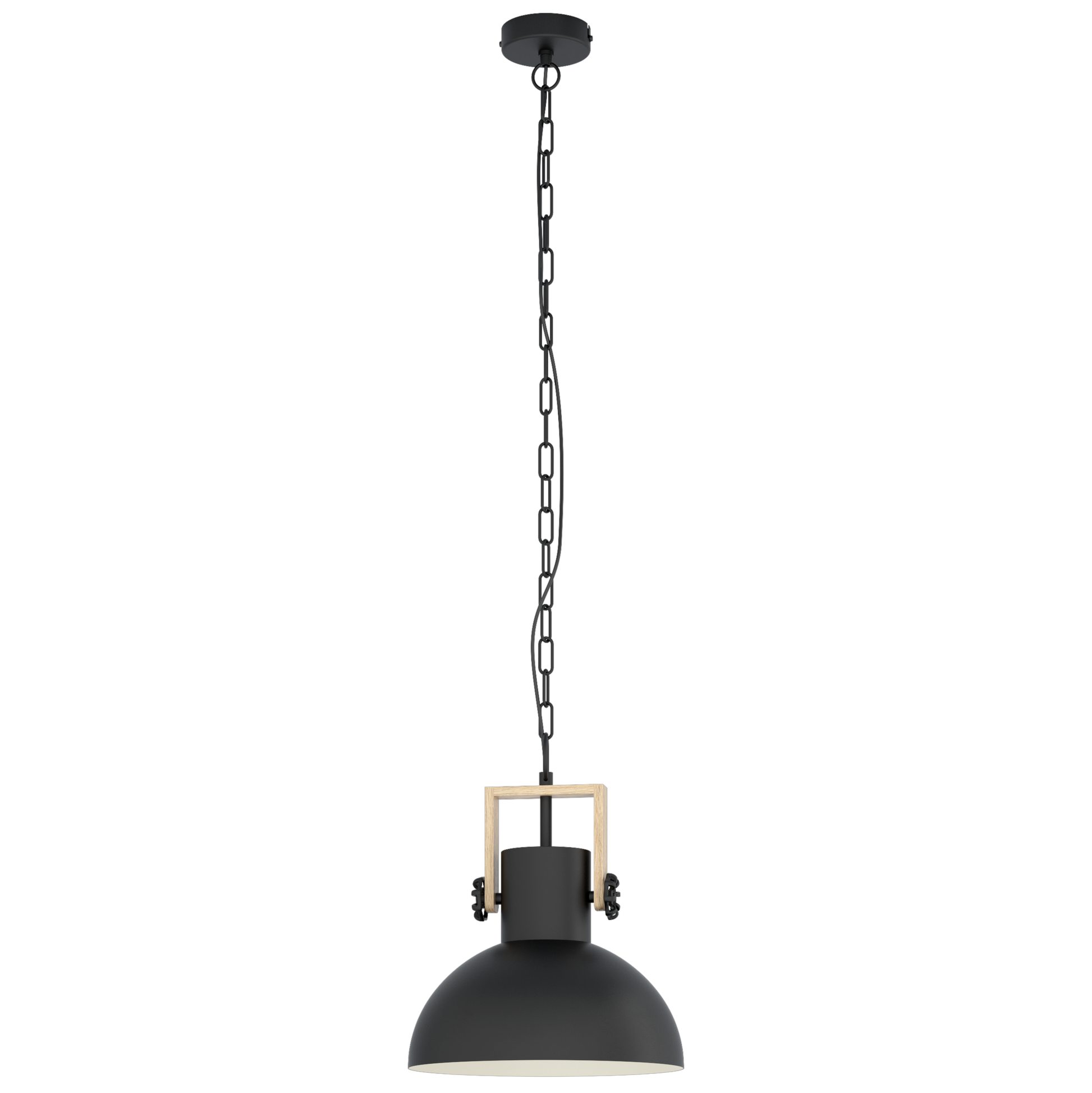Pendul LUBENHAM Black & Wood 1xE27 Eglo