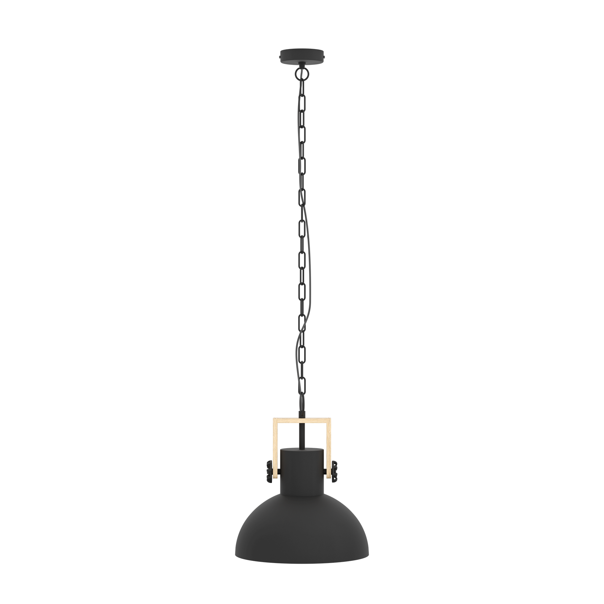 Pendul LUBENHAM Black & Wood 1xE27 Eglo