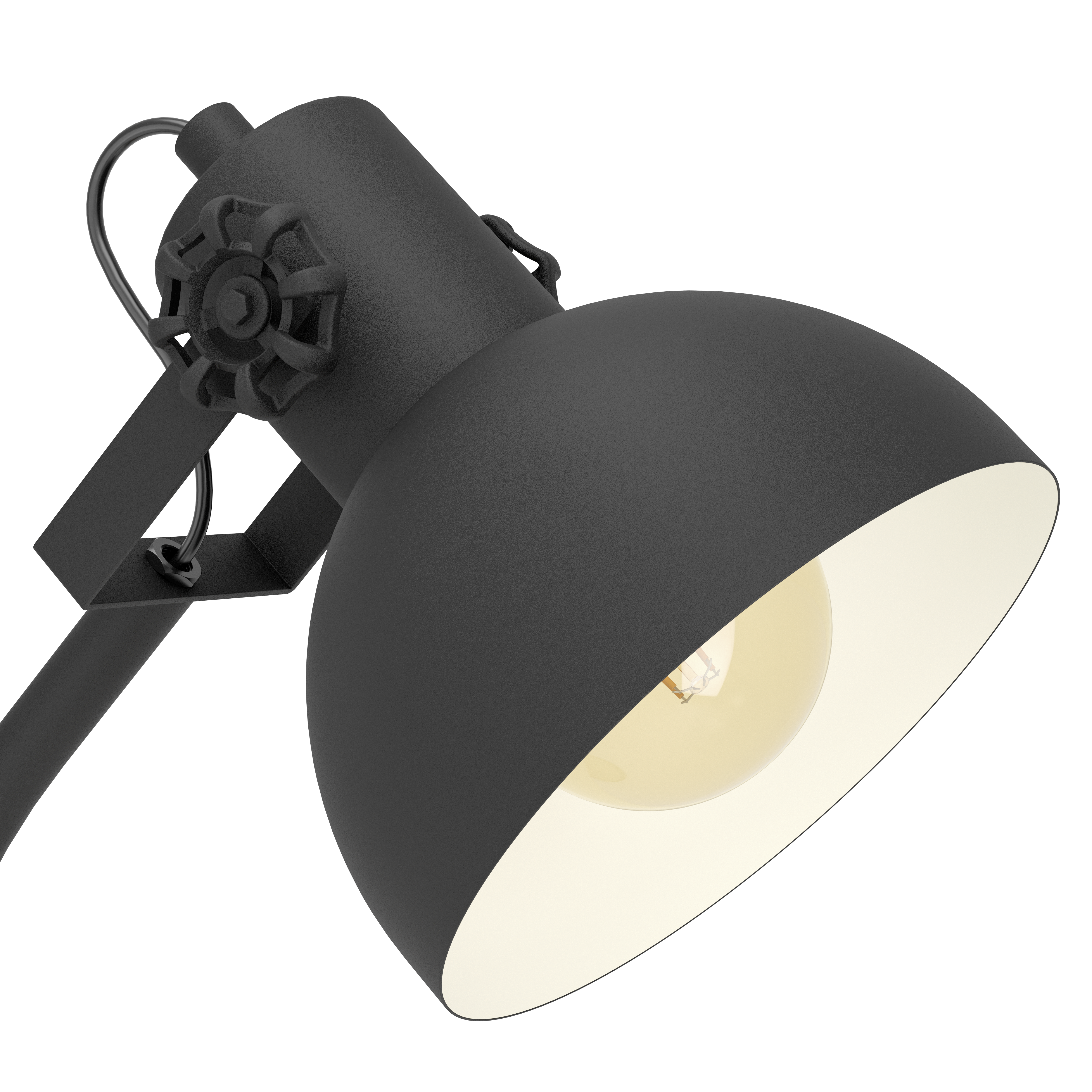 Veioza Lubenham Black & Wood 57CM Eglo