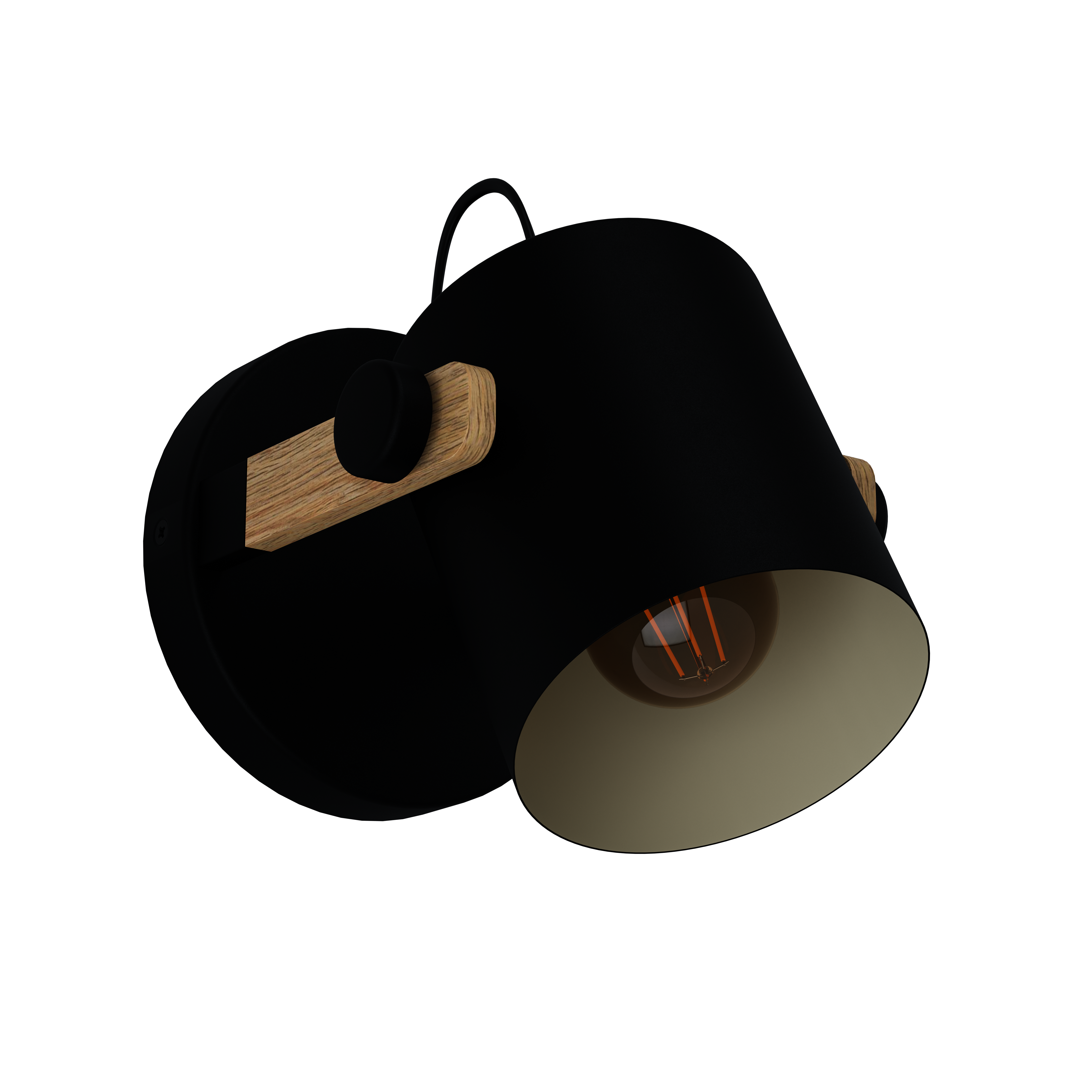 Aplica HORNWOOD Black 17CM EGLO