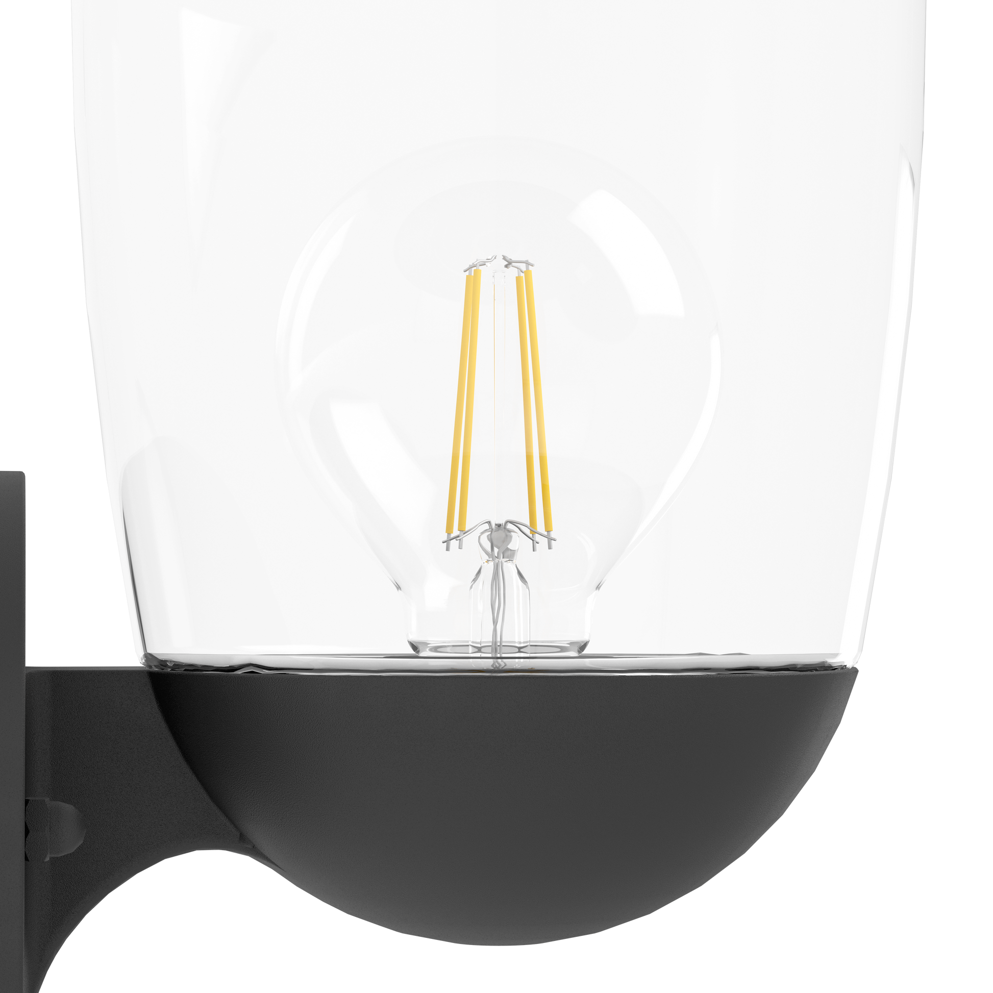 Aplica DONATORI Black Abajur Transparent EGLO 26CM