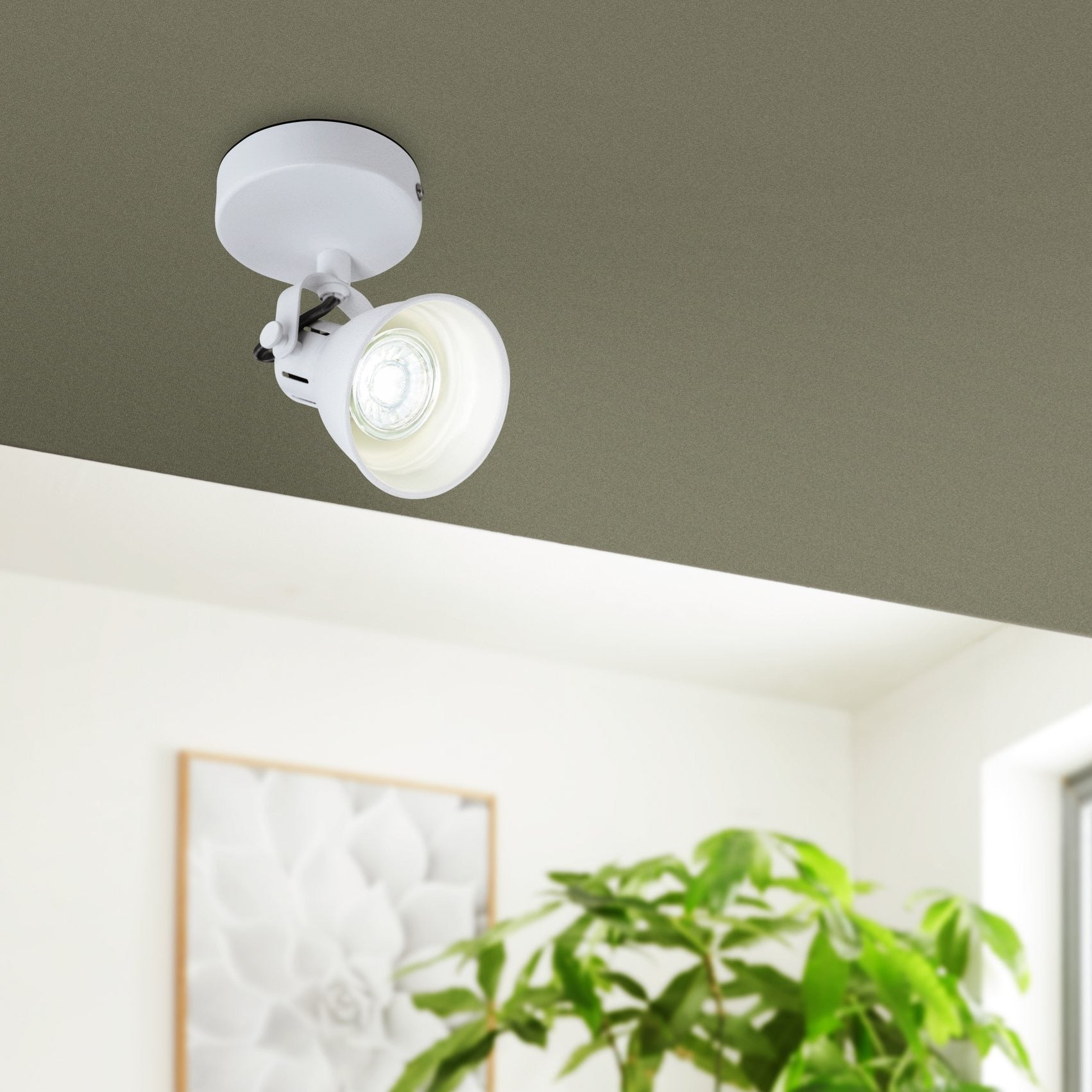 Aplica SERAS 1 White Ø10CM EGLO