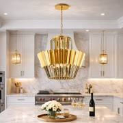 Candelabru Cristal Mini Donna Gold Premium ⌀45CM