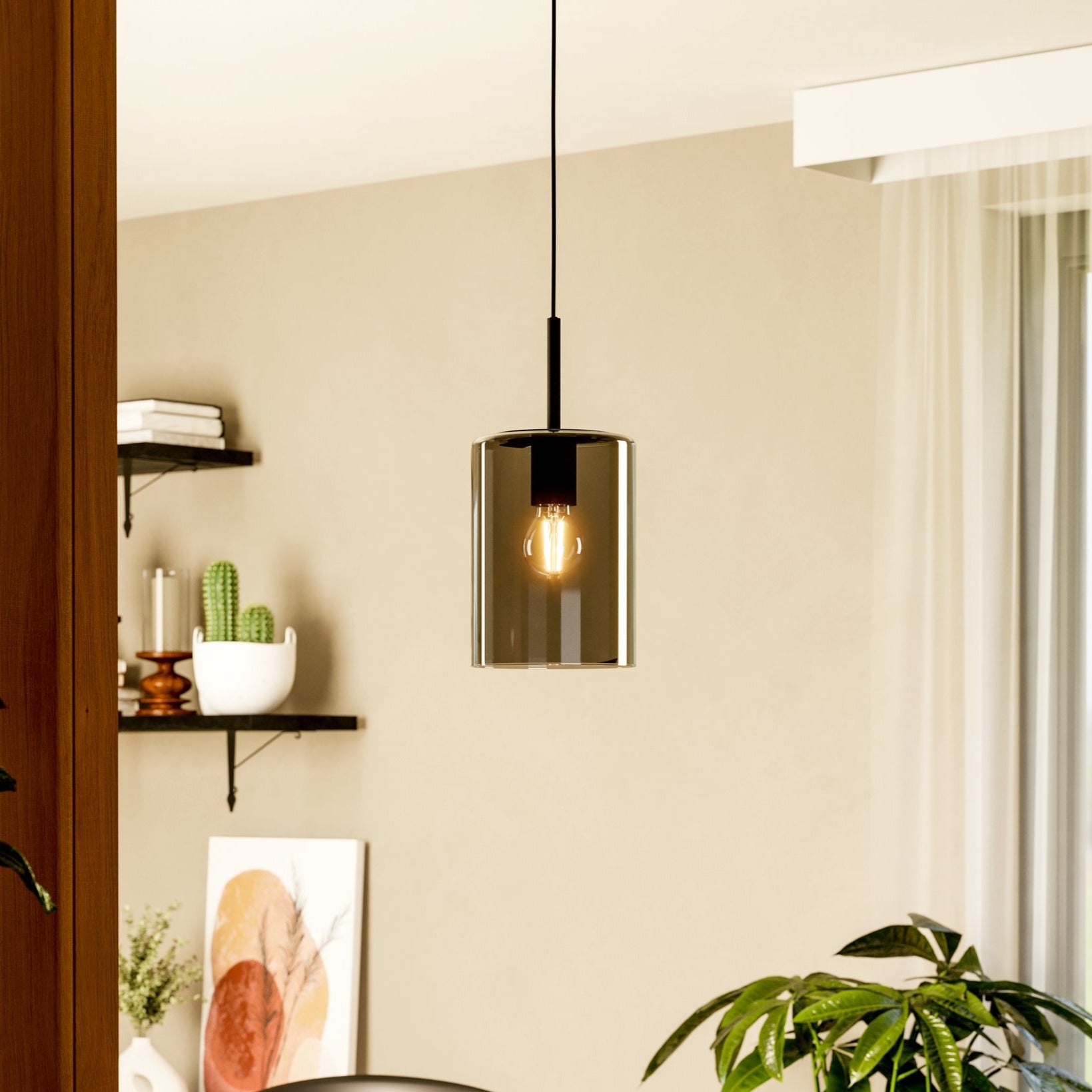 Pendul Cadaques Black 1xE27 Eglo Ø16CM