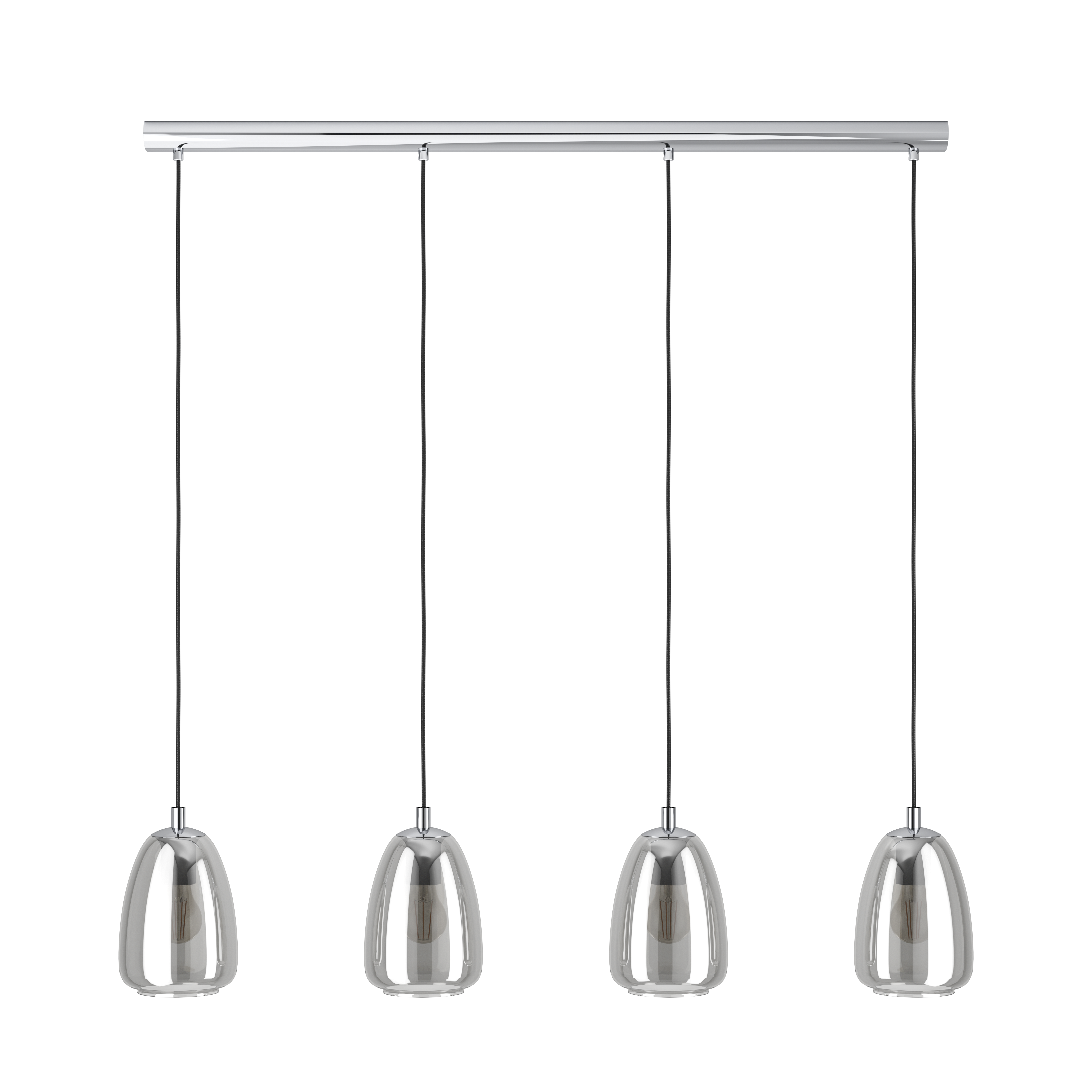 Lustra Suspendata Alobrase Silver 4xE27