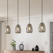Lustra Suspendata Alobrase Silver 4xE27
