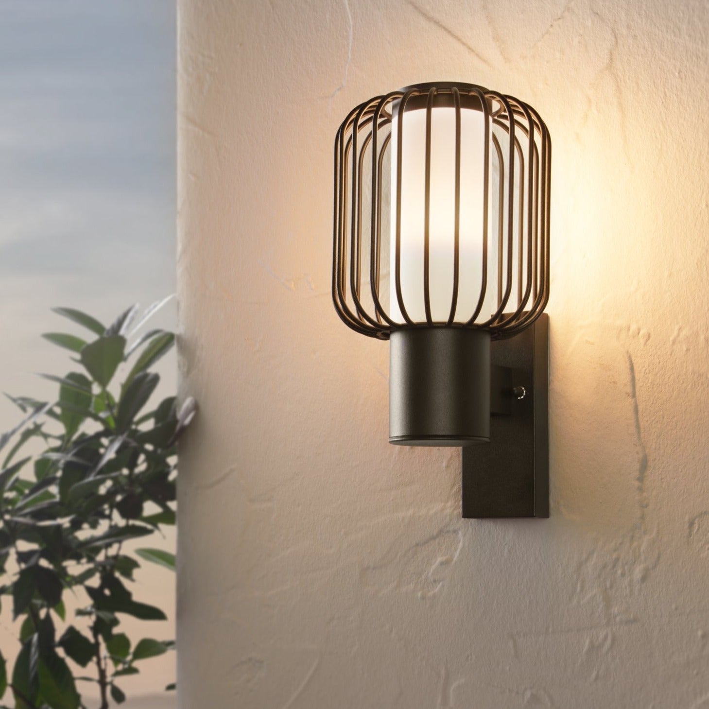 Aplica Exterior Ravello Black IP44 Eglo 1xE27