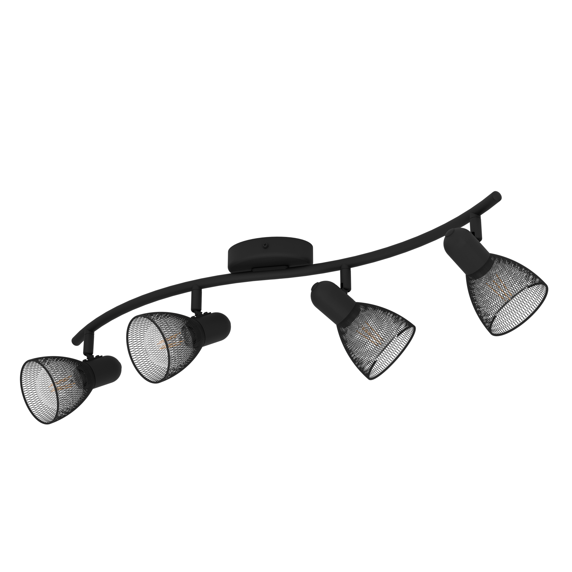 Lustra Cu 4 Spoturi Reglabile Black CAROVIGNO 64CM