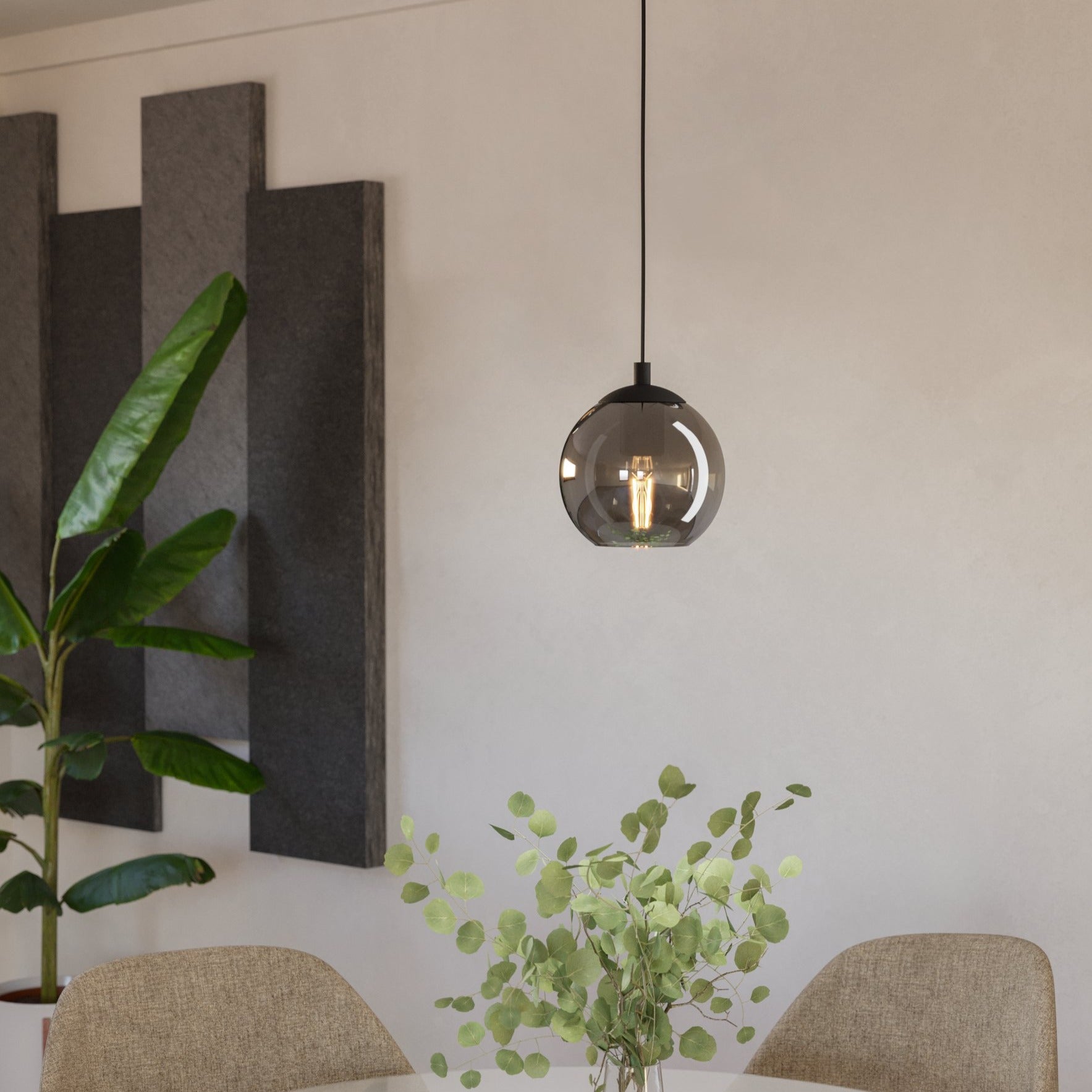 Pendul ARISCANI Black 1xE27 Eglo Ø20CM