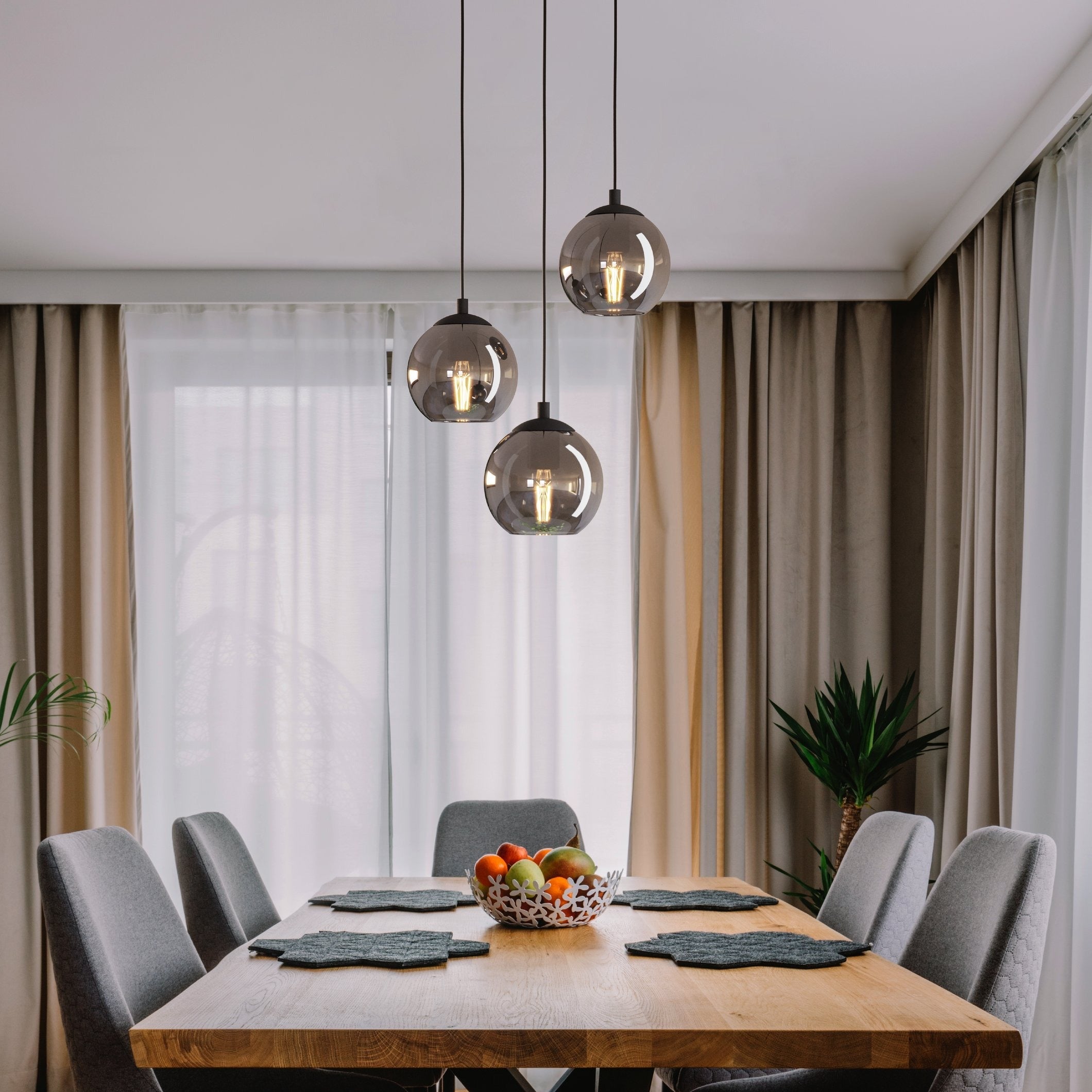 Lustra Suspendată ARISCANI Black 110CM