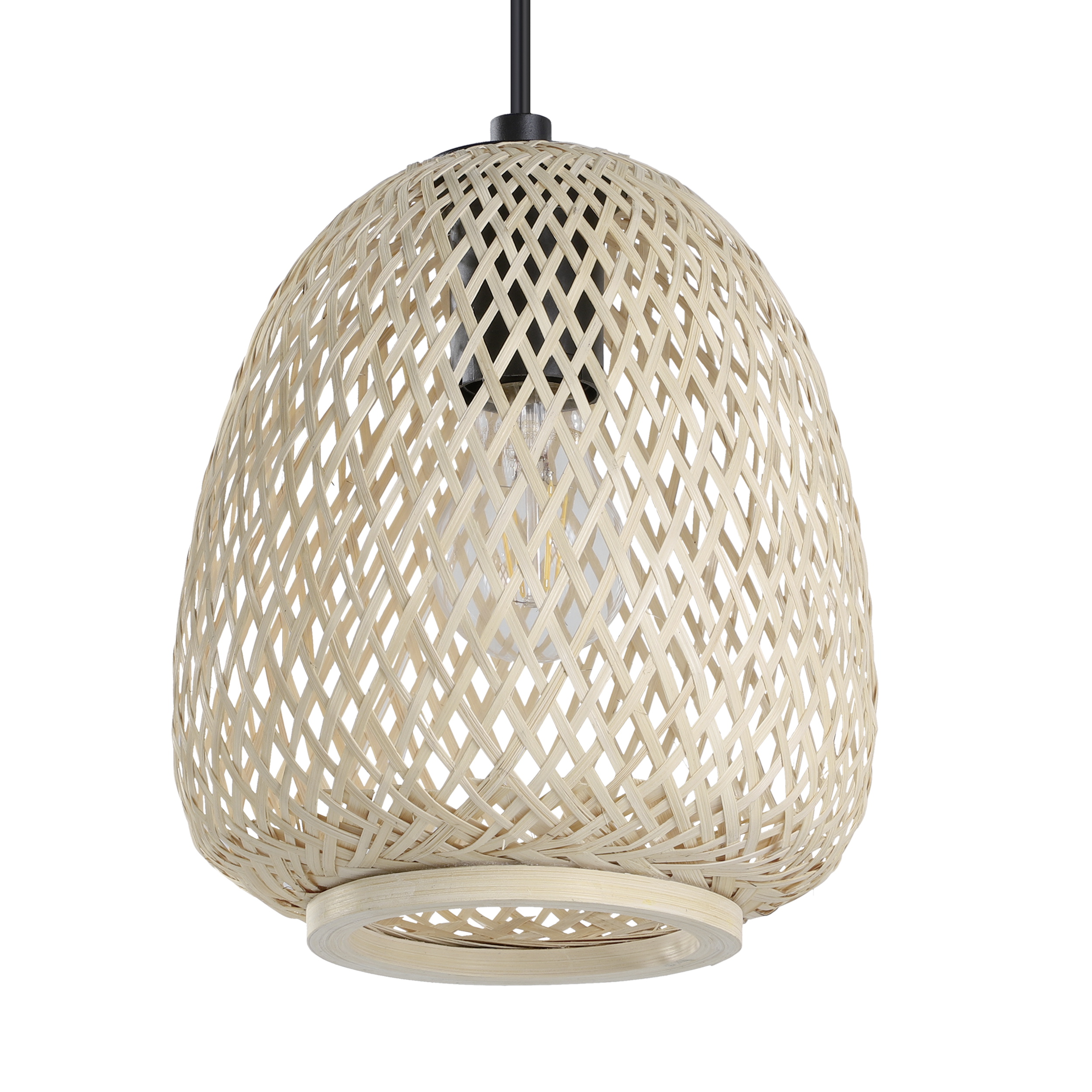 Lustra Suspendata DEMBLEBY Wood 110CM