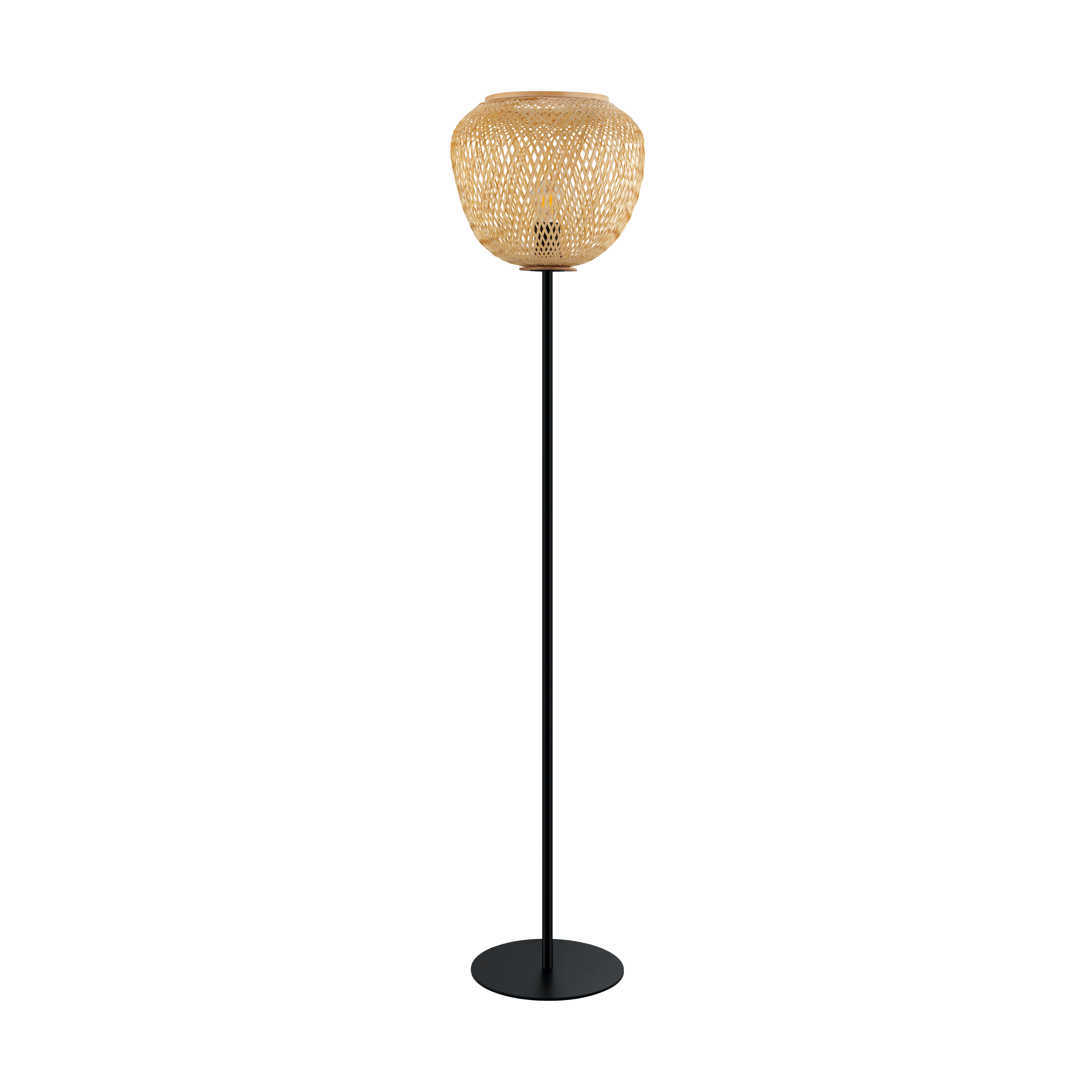 Lampadar Dembleby Black & Wood 150CM Eglo