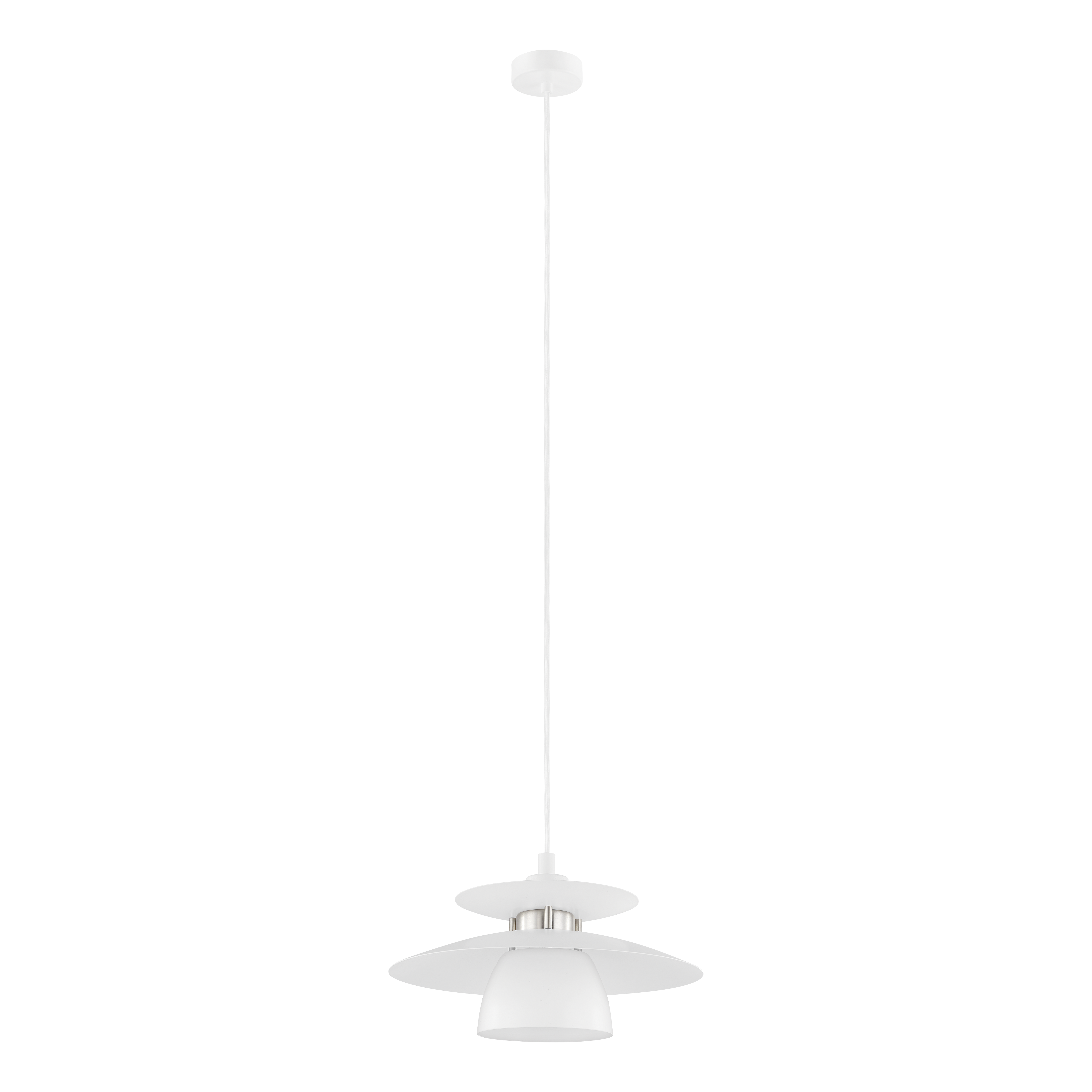 Pendul Brenda White & Silver 1xE27 Eglo Ø32CM