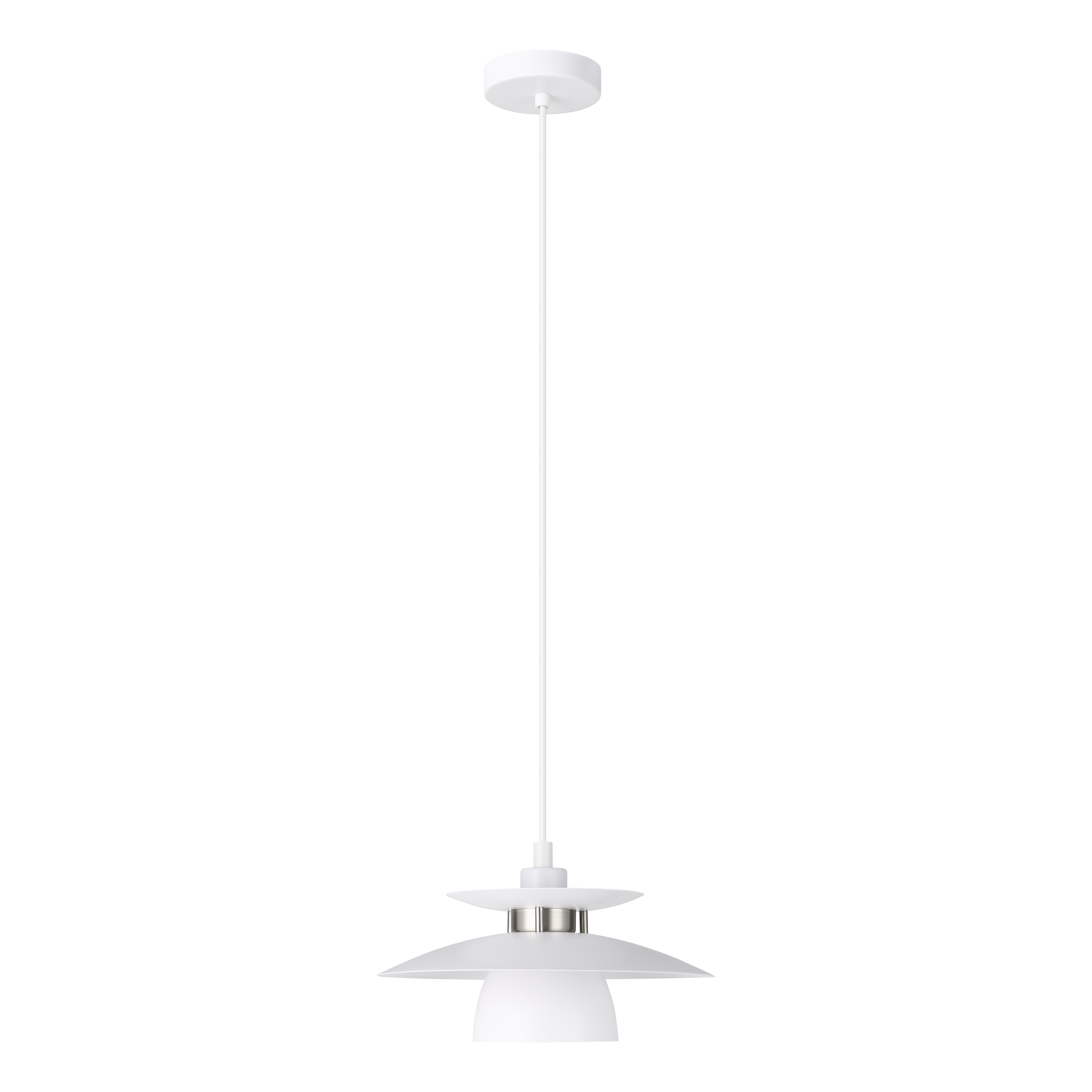 Pendul Brenda White & Silver 1xE27 Eglo Ø32CM