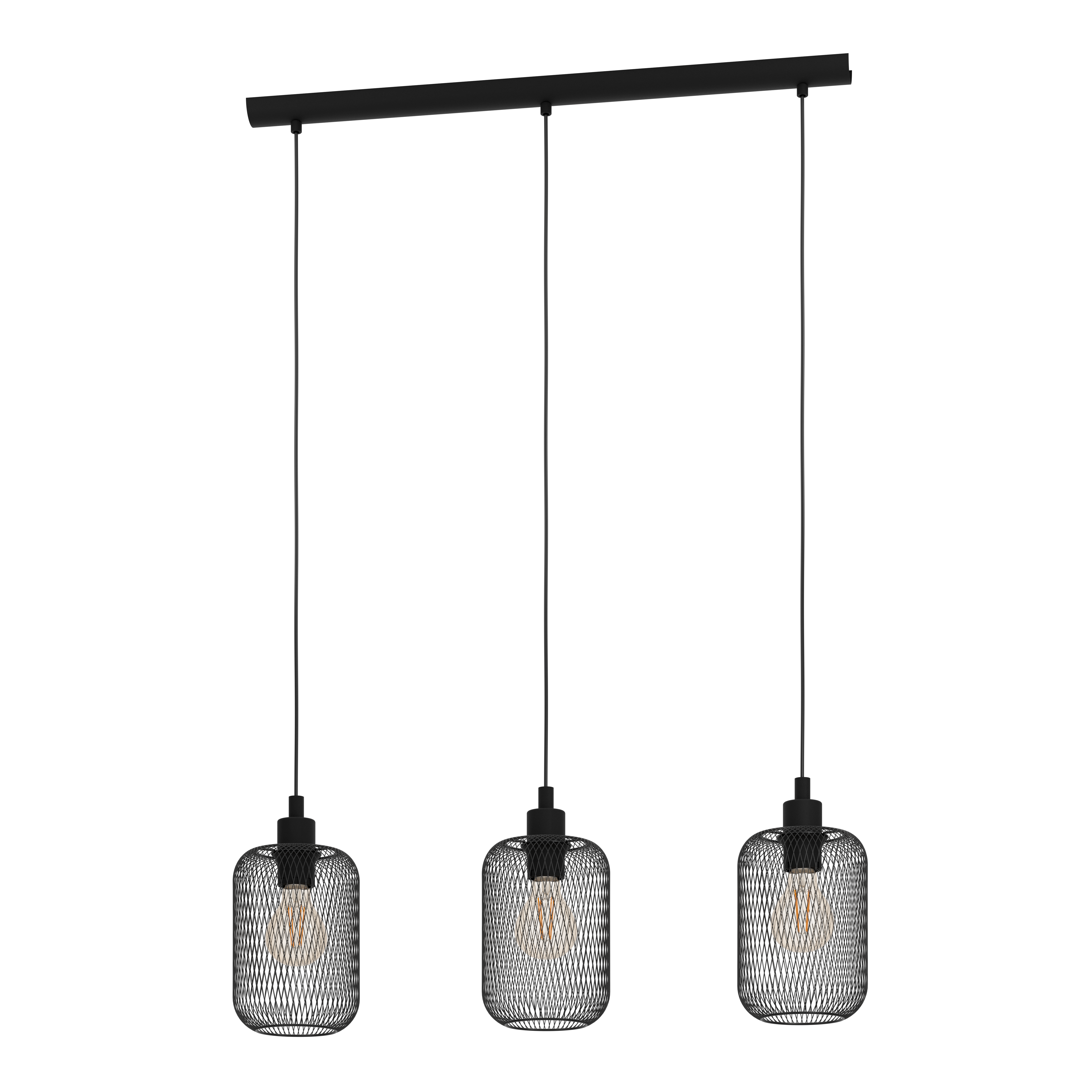 Lustra Suspendata WRINGTON Black 110CM