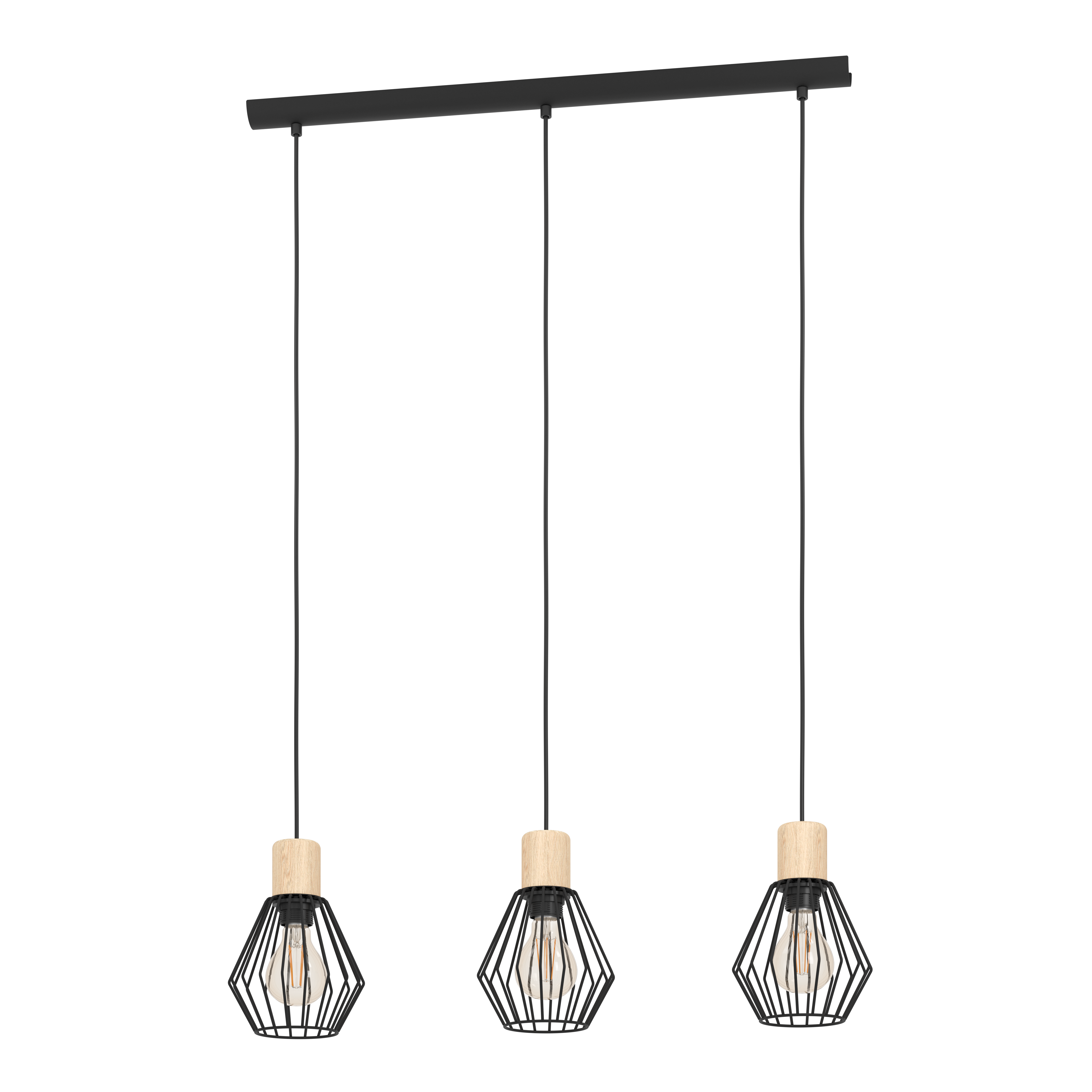 Lustra Suspendata Palmorla Black & Brown