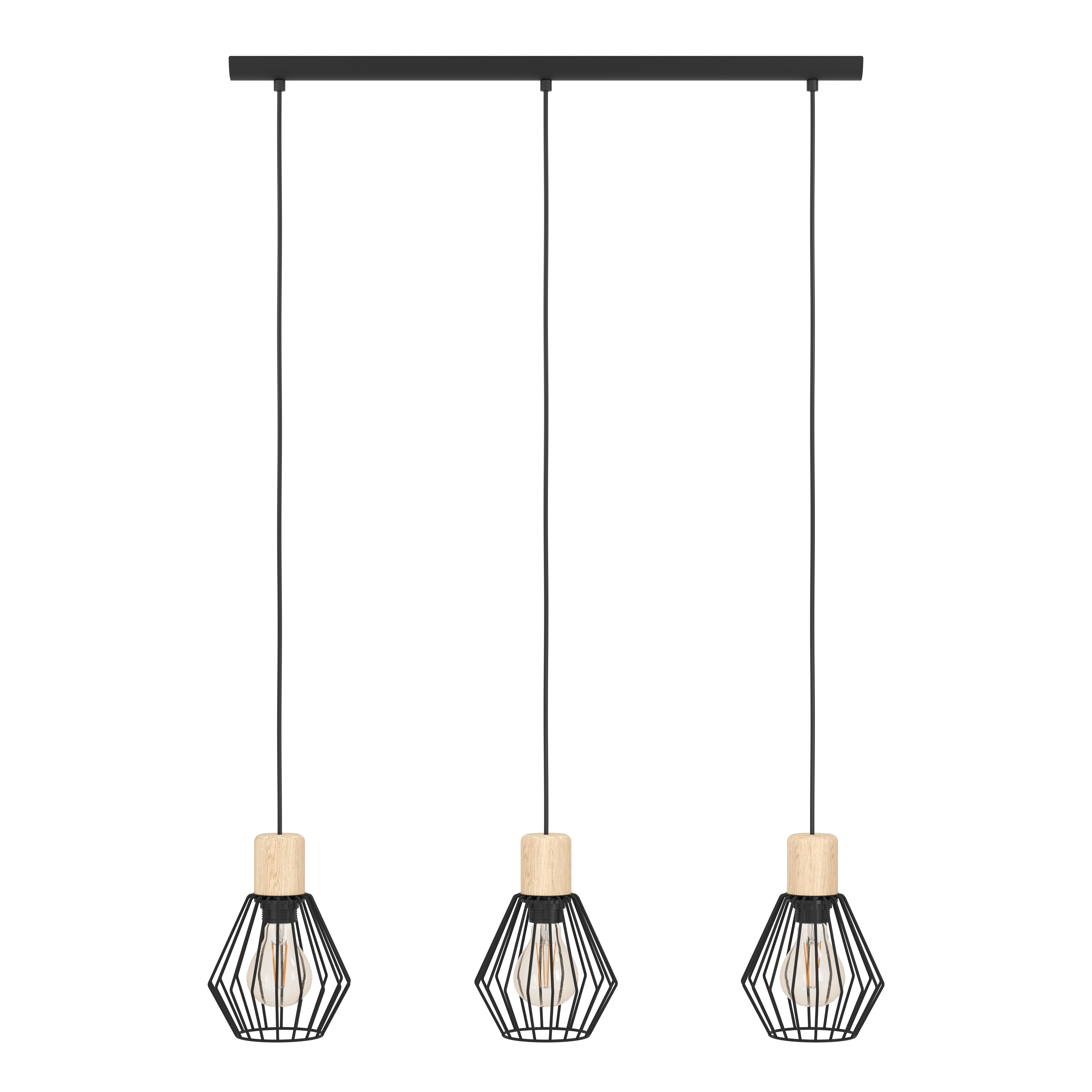Lustra Suspendata Palmorla Black & Brown
