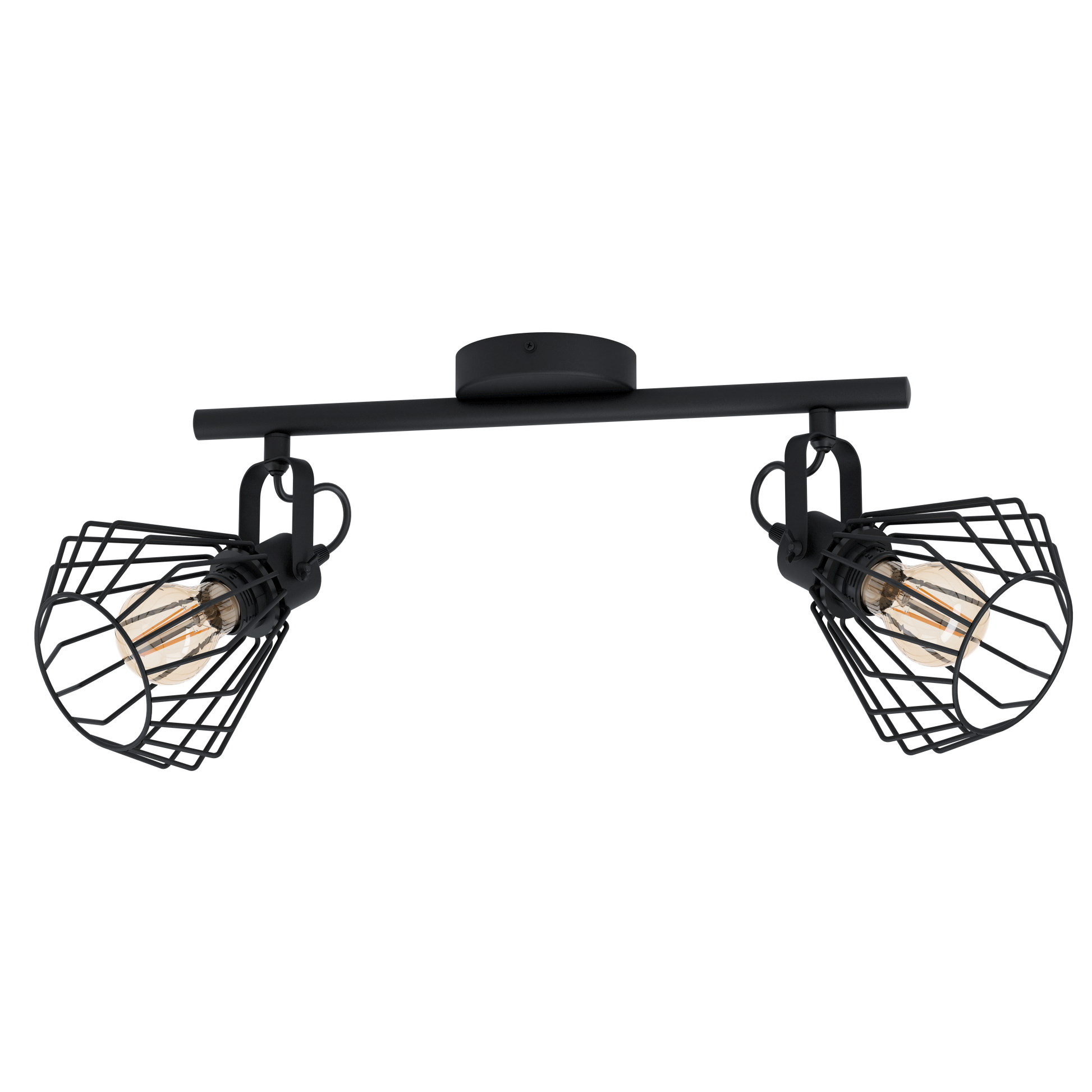 Lustra cu 2 Spoturi Reglabile TABILLANO Black Eglo