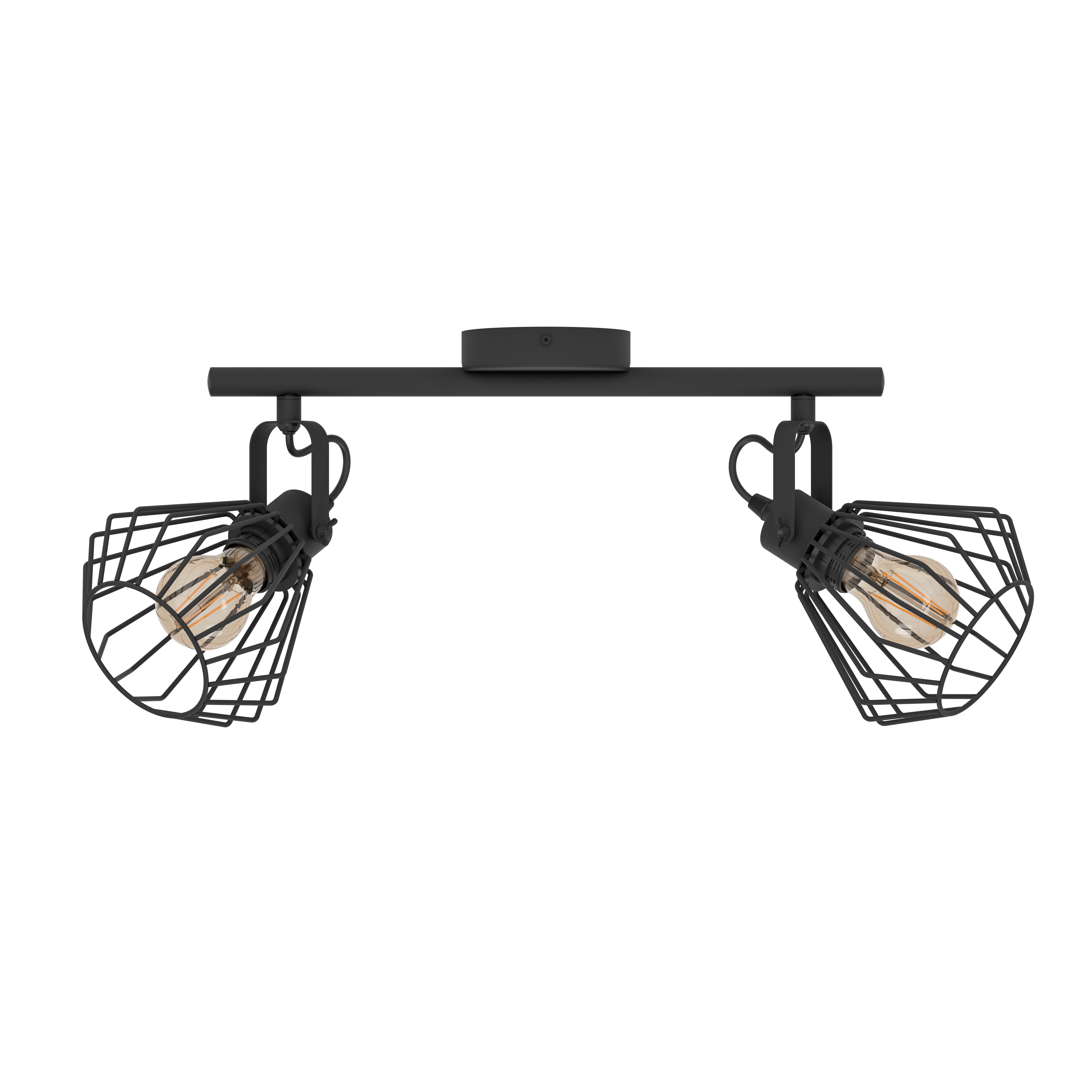 Lustra cu 2 Spoturi Reglabile TABILLANO Black Eglo