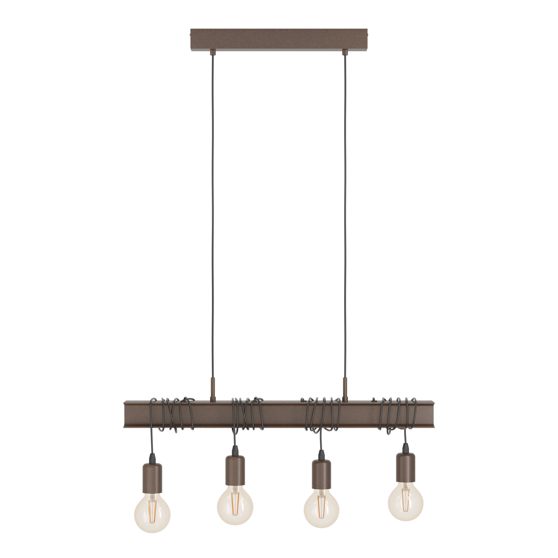 Lustra Vintage Brown TOWNSHEND 4 EGLO