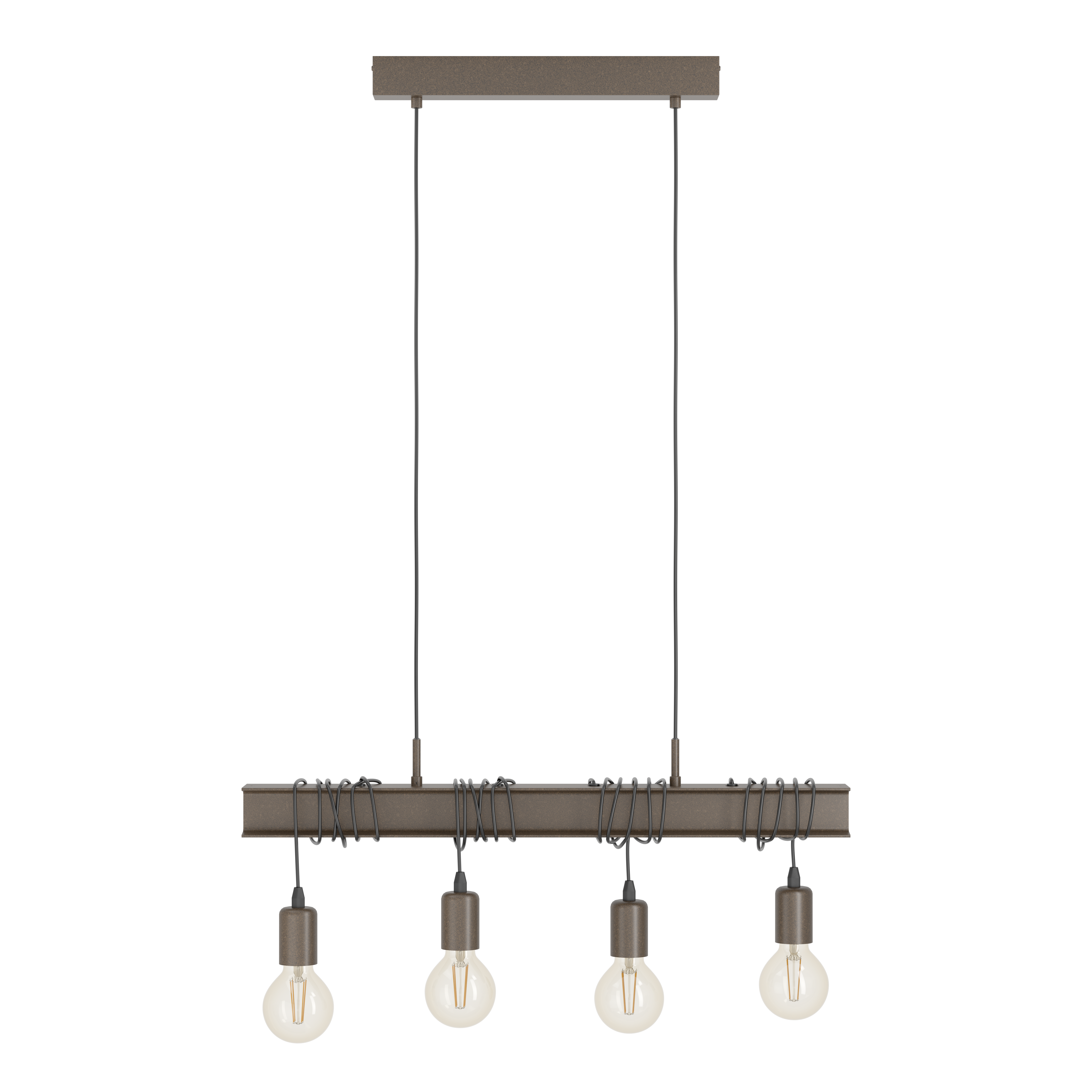 Lustra Vintage Brown TOWNSHEND 4 EGLO