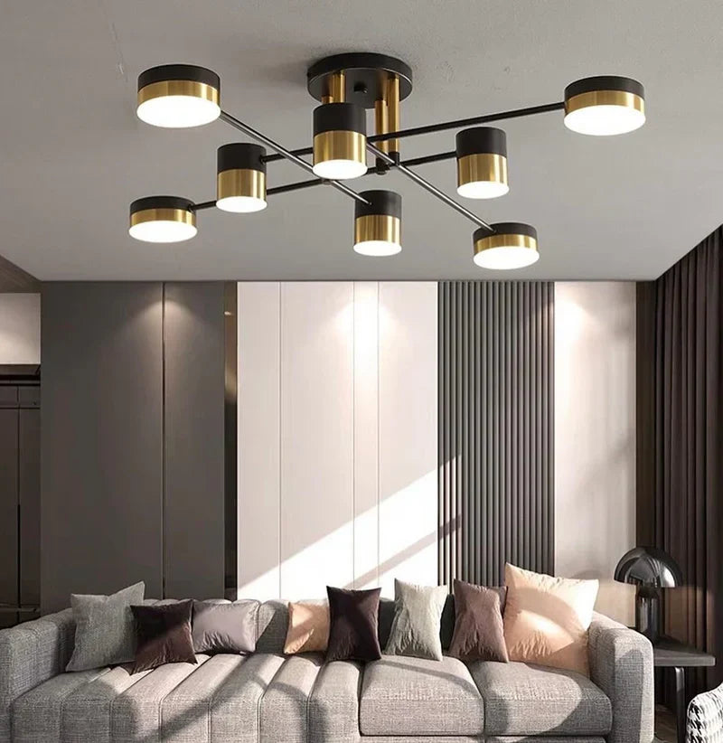 Lustra LED Nordic Style Darko Grande Echivalent 600W Telecomanda