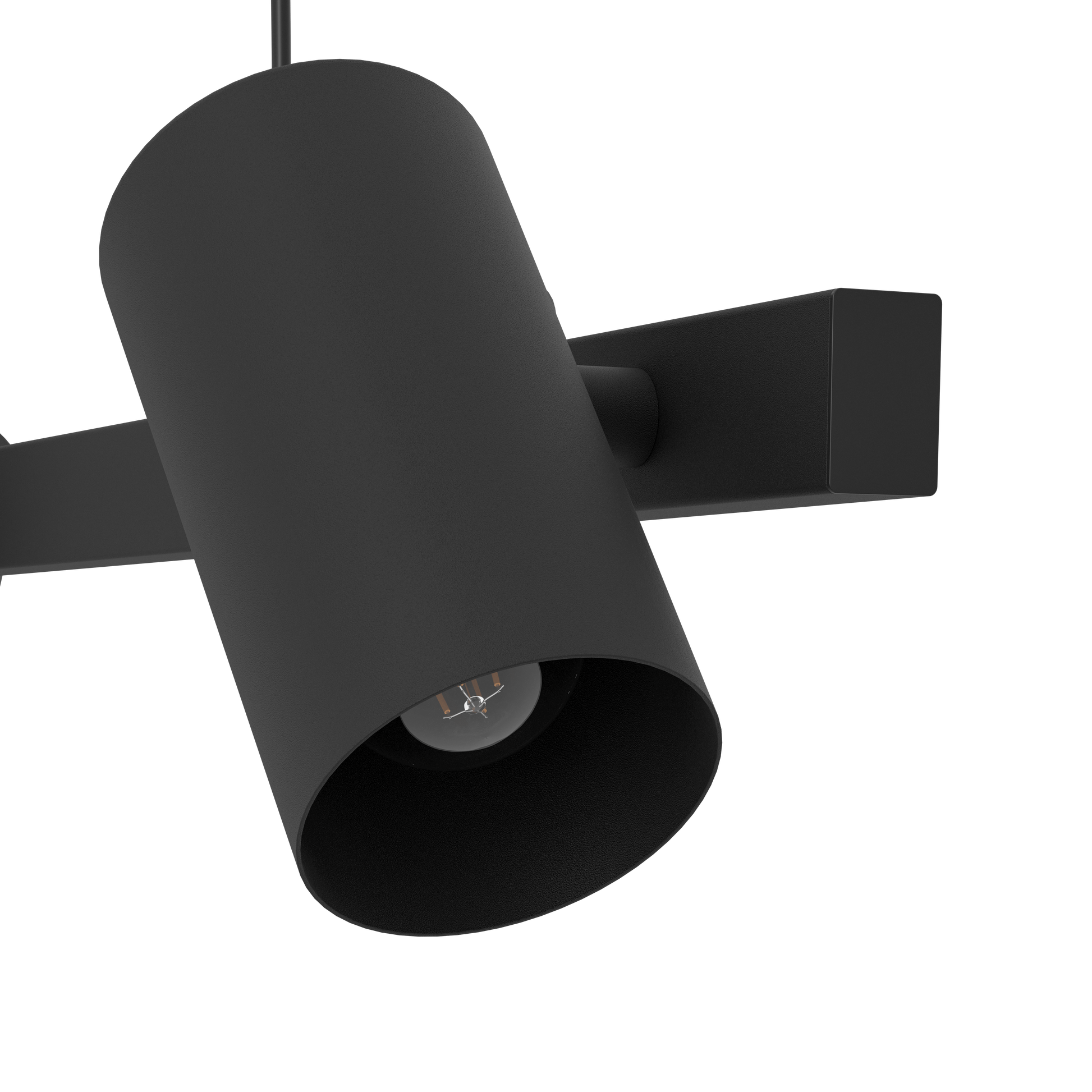 Lustra Suspendata GATUELA 1 Black 110CM