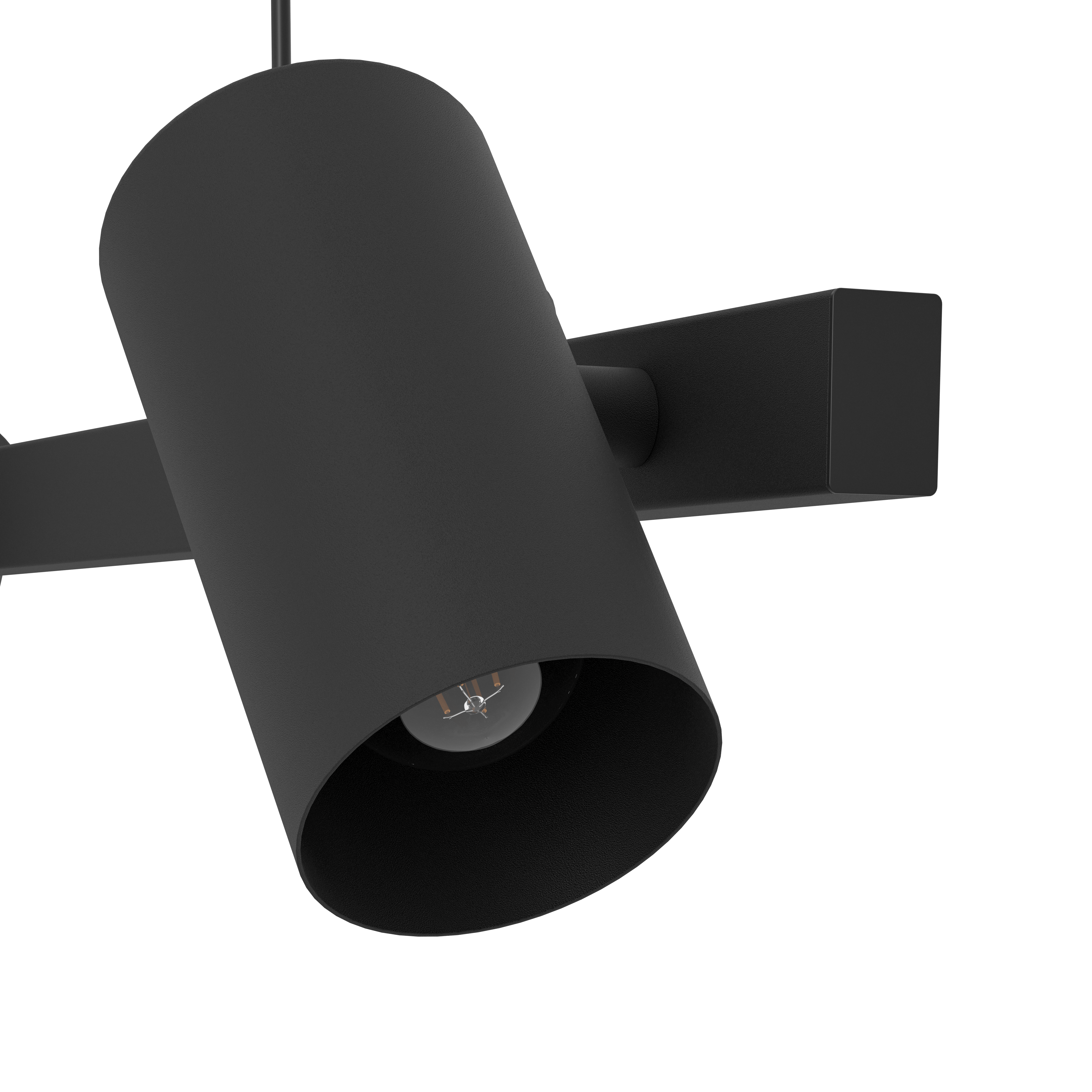 Lustra Suspendata GATUELA 1 Black 110CM