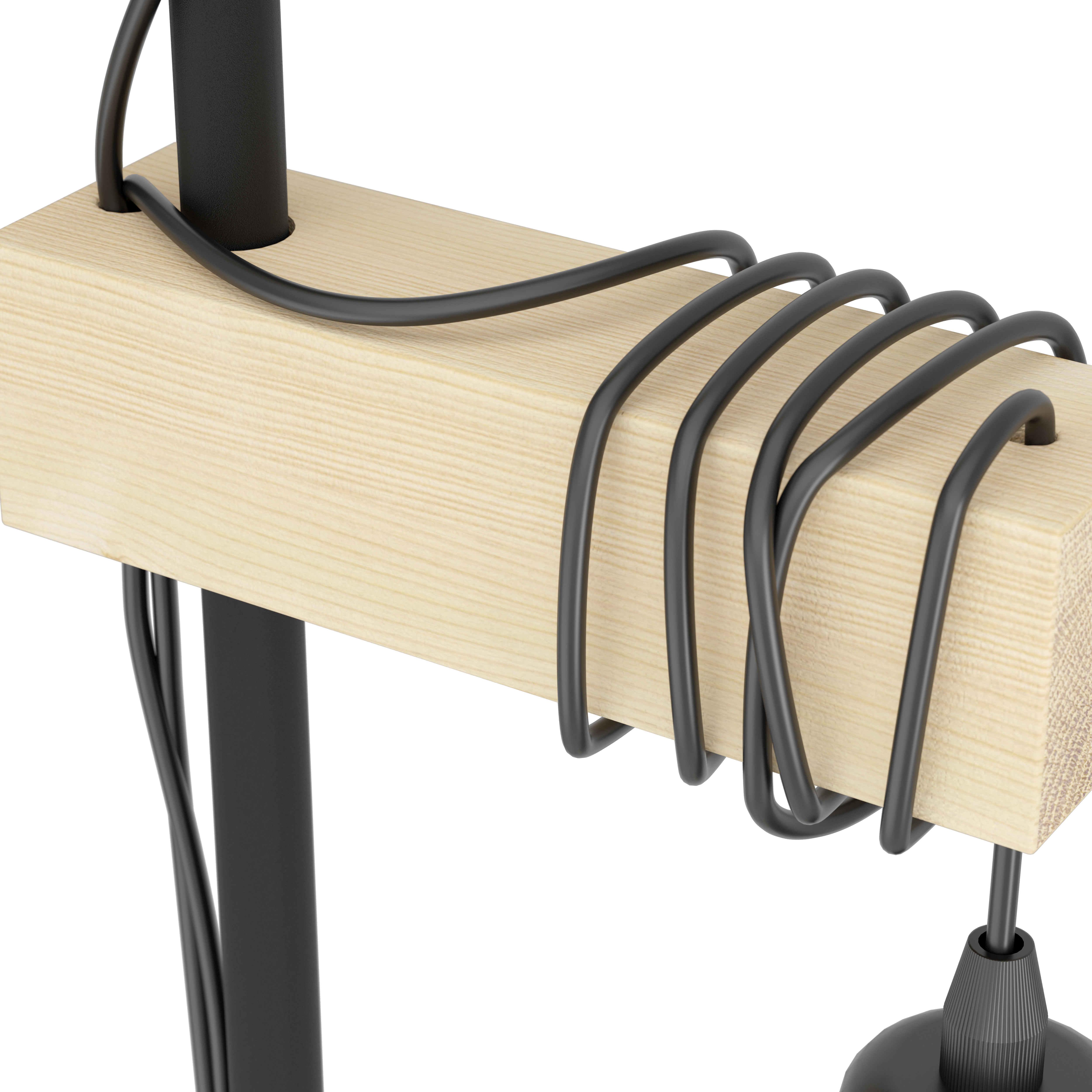 Lampadar TOWNSHEND Black & Brown 167CM Eglo