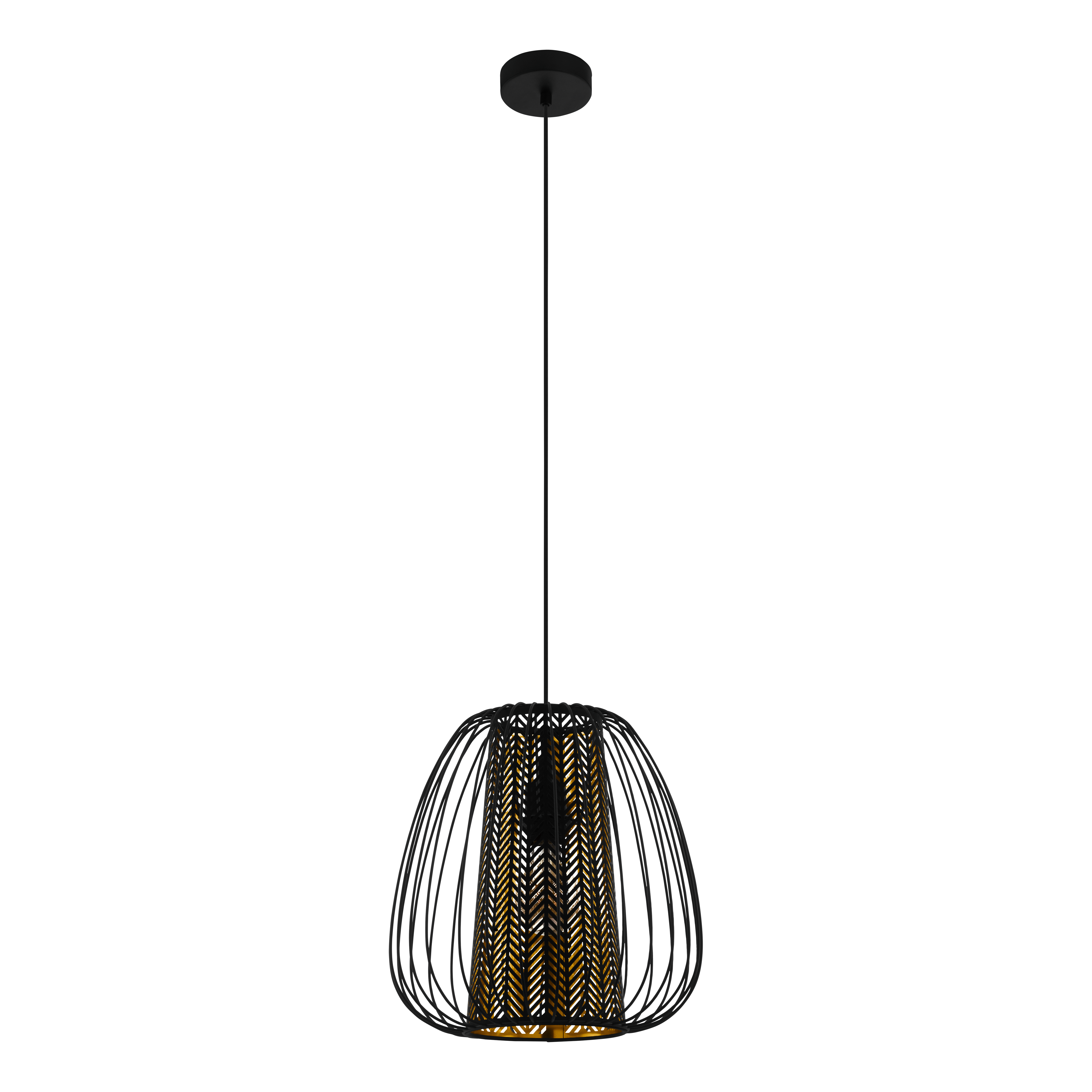 Pendul CURASAO Black 1xE27 Eglo Ø34CM