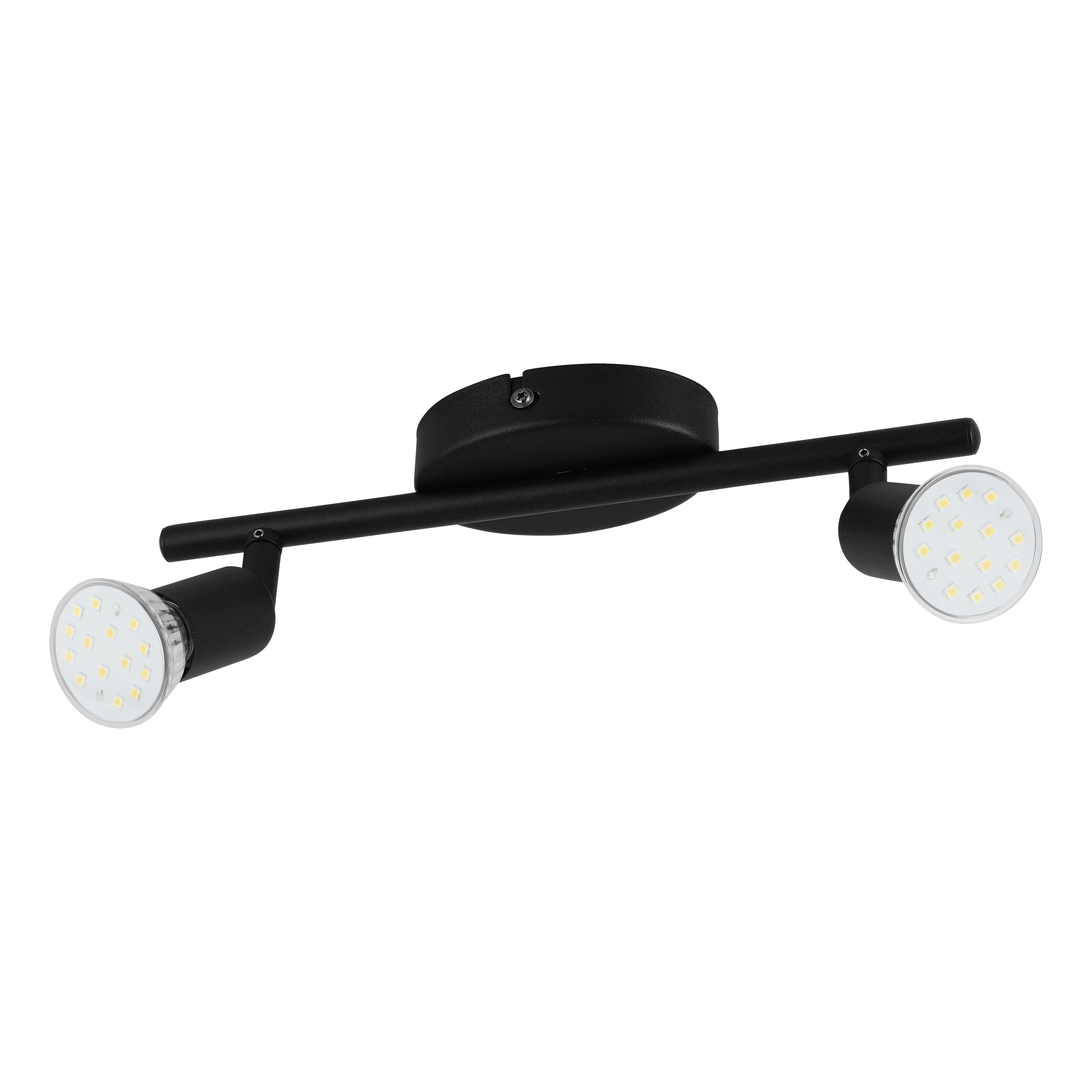 Lustra Buzz-Led Black cu 2 Spoturi Reglabile