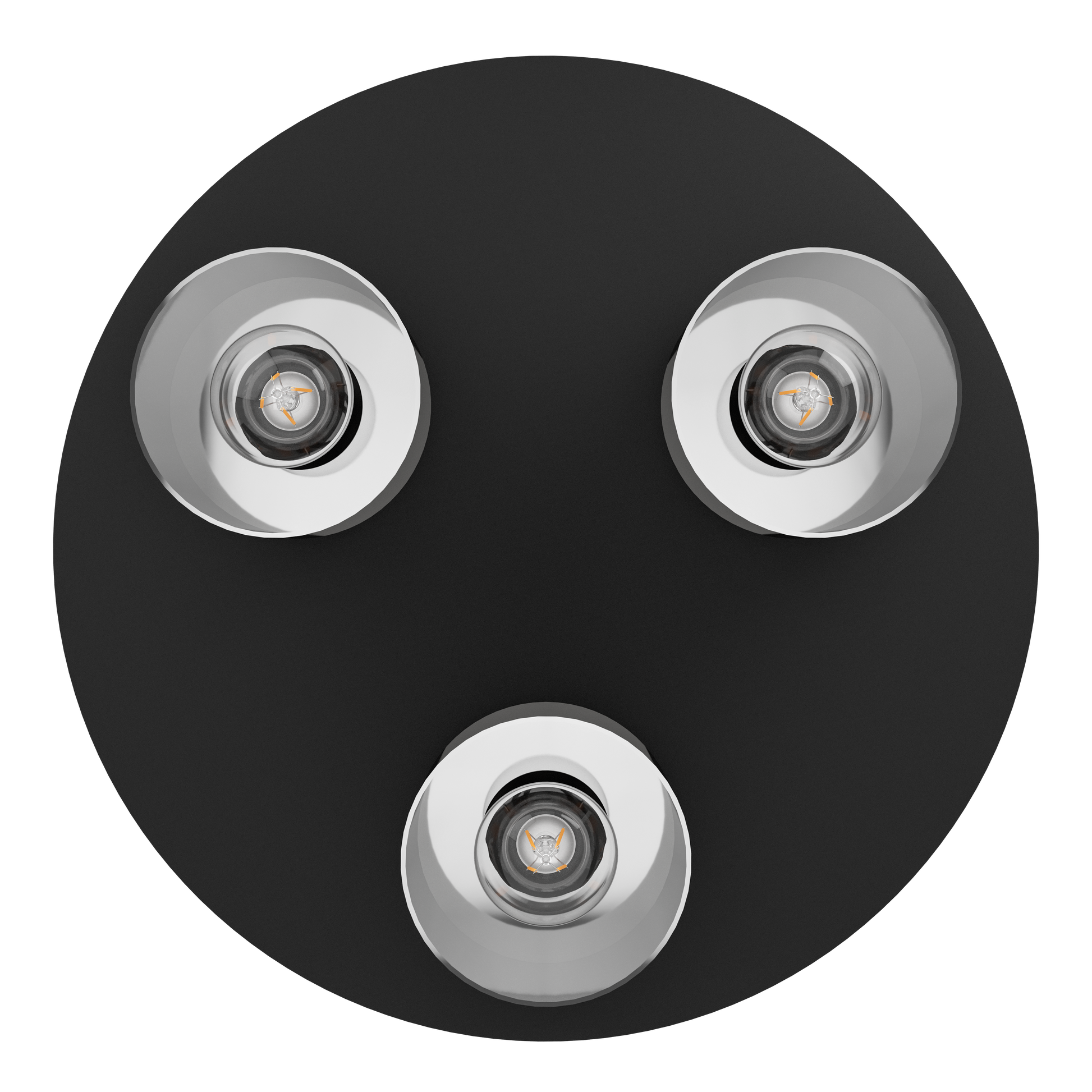 Lustra GOROSIBA 1 Black 3xE27 Eglo Ø45CM