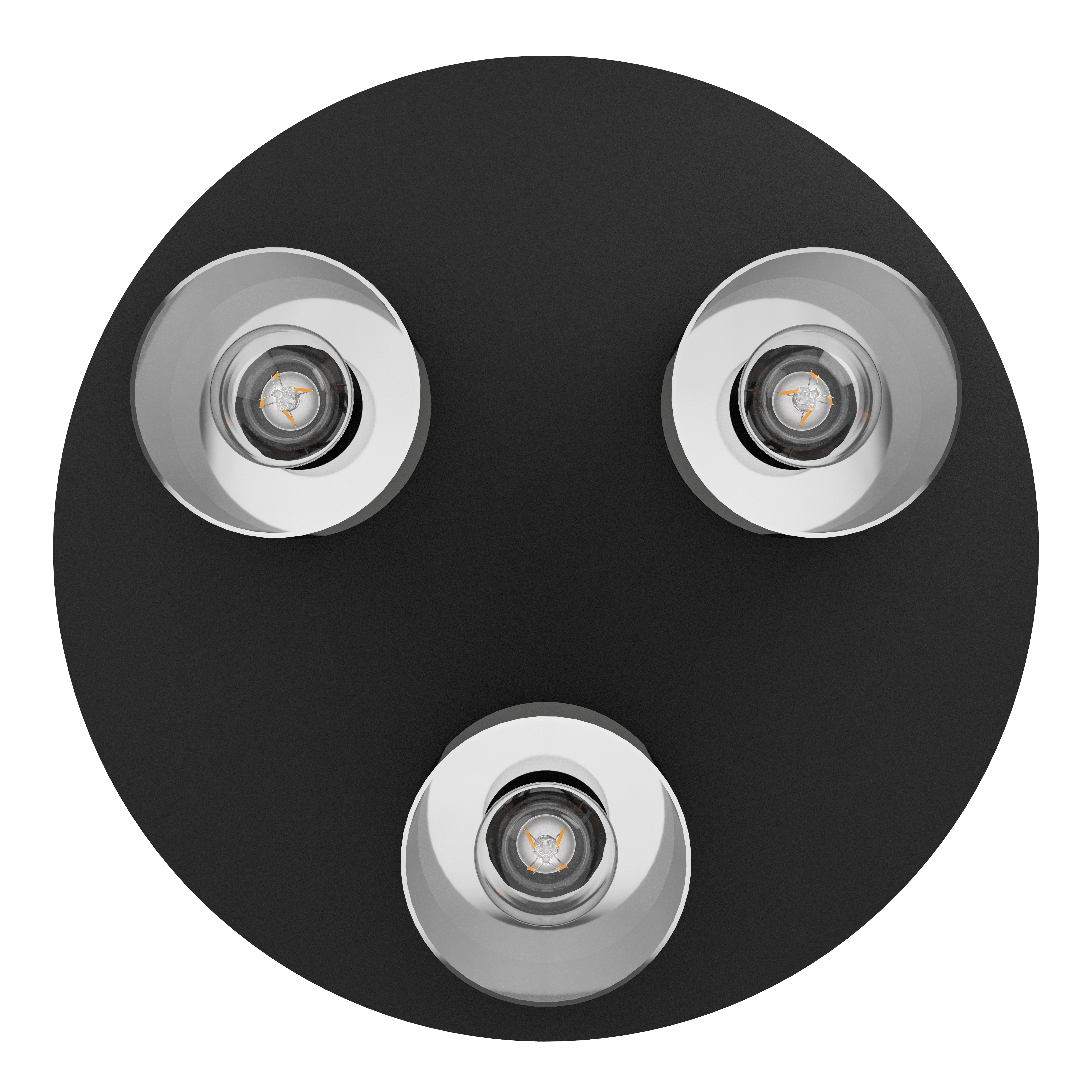 Lustra GOROSIBA 1 Black 3xE27 Eglo Ø45CM