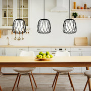 Lustra Suspendata FLORESTA Black 110CM NEAGRA / ABAJUR / 110CM Chandeliers