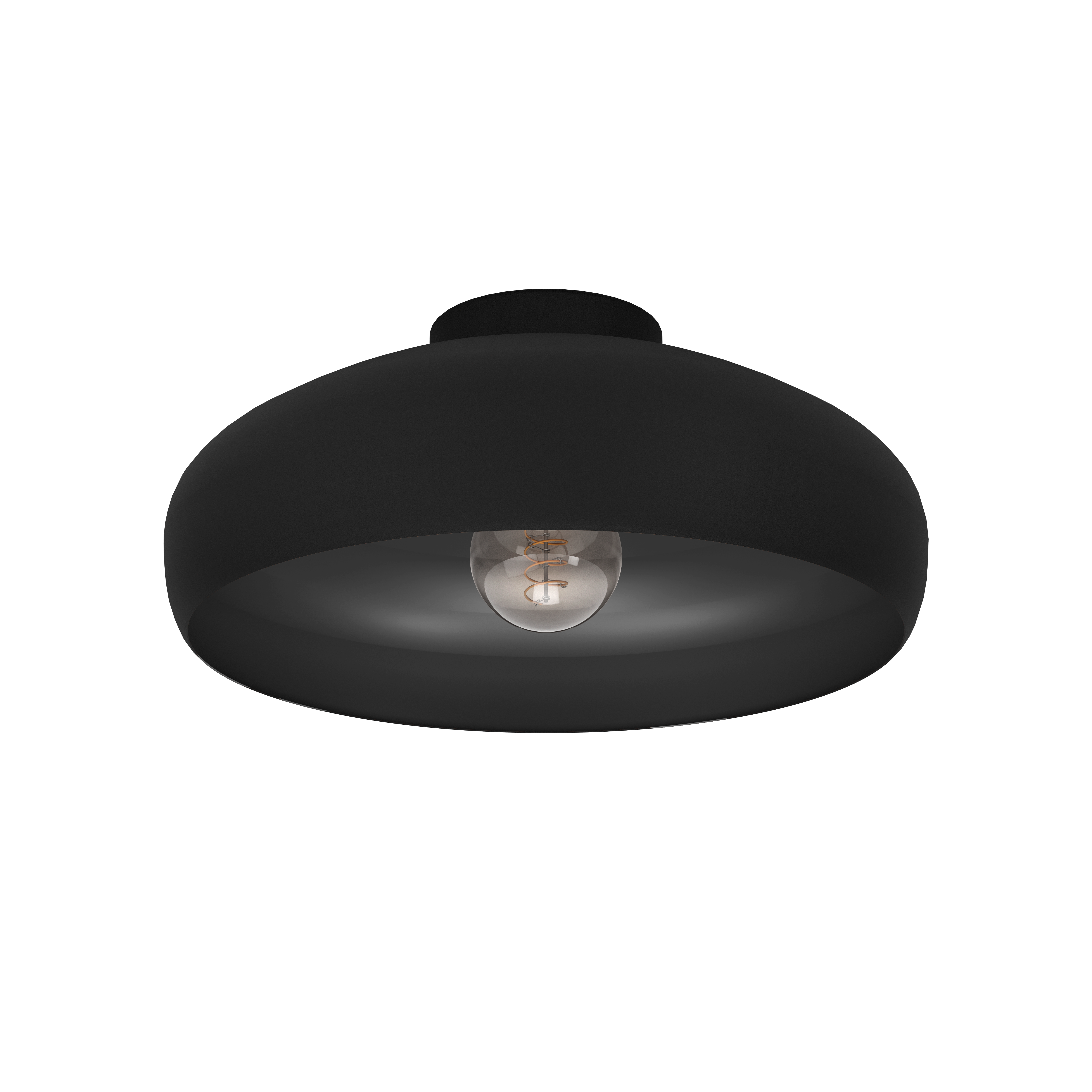 Lustra MOGANO Black 40CM Eglo