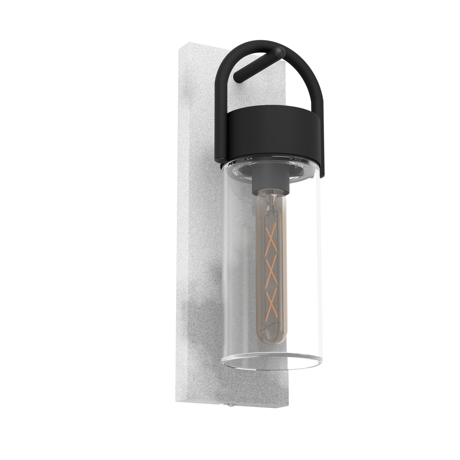 Aplica Exterior CARRARO Black & Grey 38CM Eglo