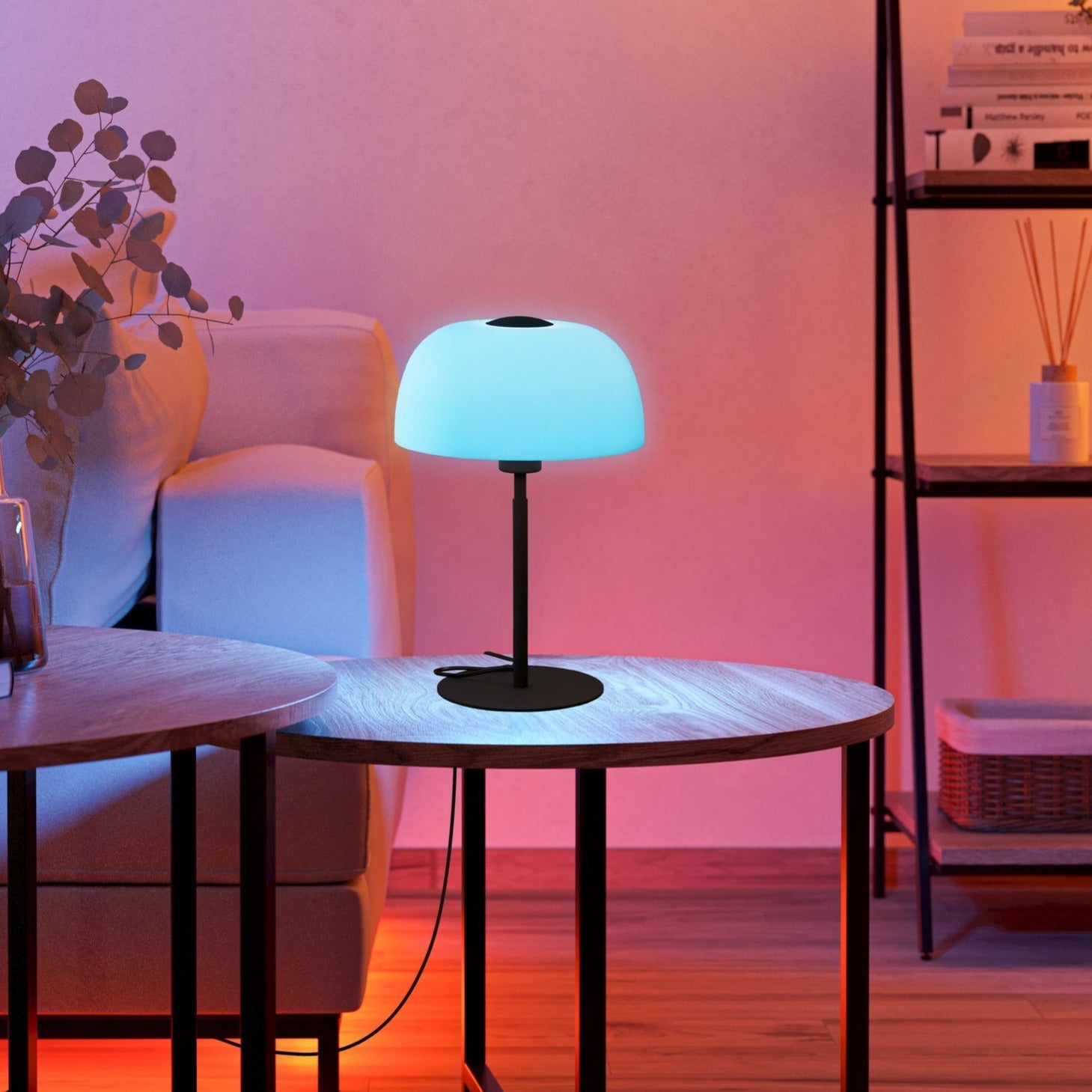 Veioza Decorativa SOLO 2 White & Black 41.5CM