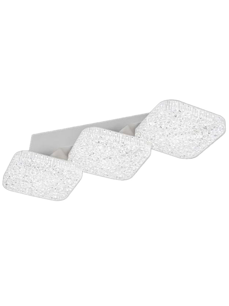 Lustra LED Aplicata Damyno White Echivalent 350W Telecomanda