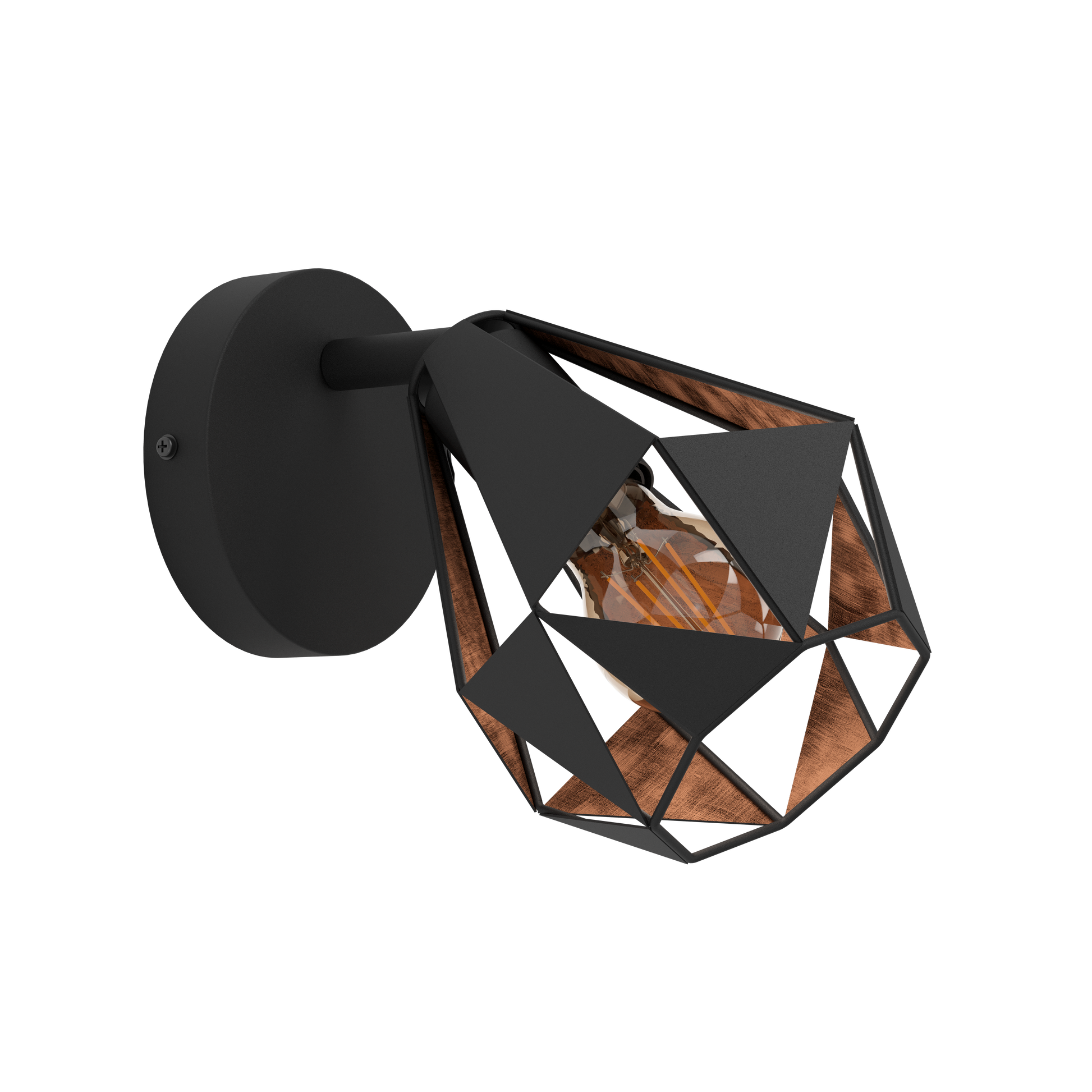 Aplica EGLO CARLTON 7 Black 1xE27